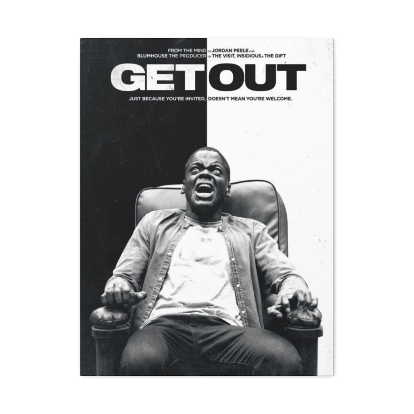 Getout Horror Movie Poster Wall Art & Canvas Prints