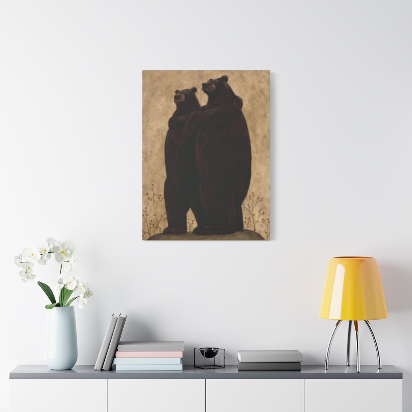 Grizzly Bear Couple Kimble Warren Wall Art & Canvas Prints