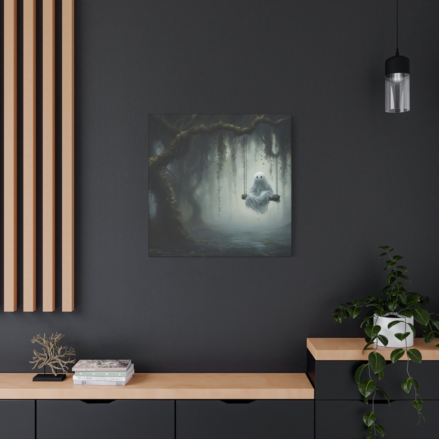 Swinging Ghost Wall Art & Canvas Prints