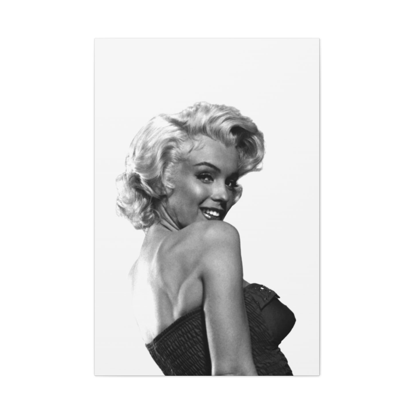 Monochrome Beautiful Marilyn Monroe Candid Wall Art & Canvas Prints