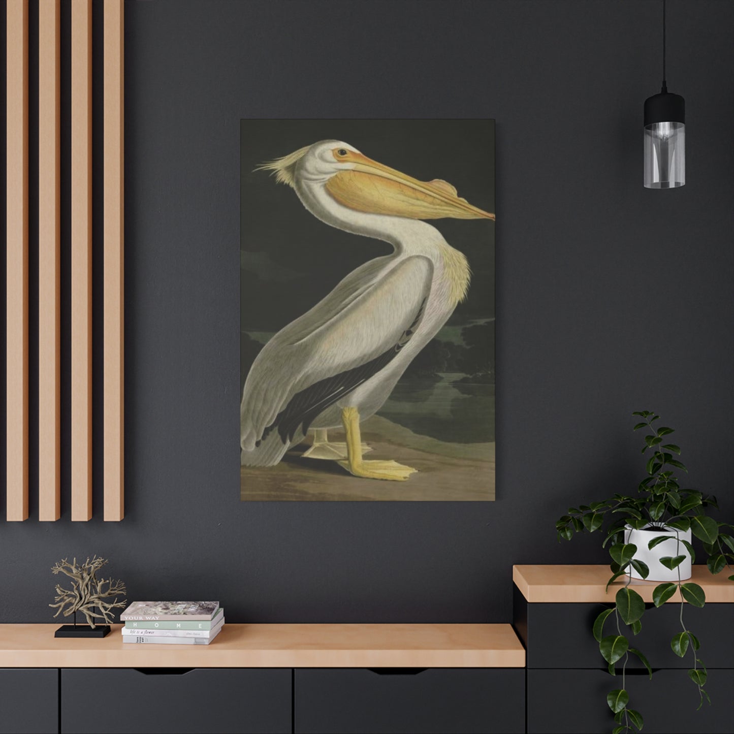 Fat Beak Pelican Poster Wall Art & Canvas Prints