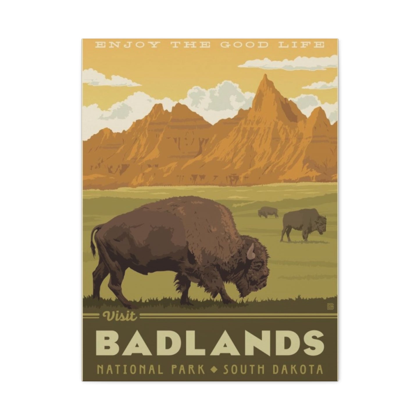 Badland National Park Wall Art & Canvas Prints