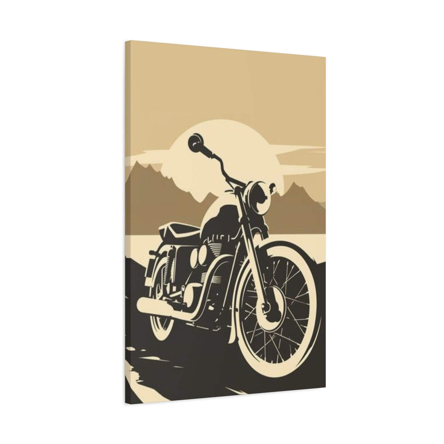 Classic Bike Poster Motorcycle Wall Art & Canvas Prints