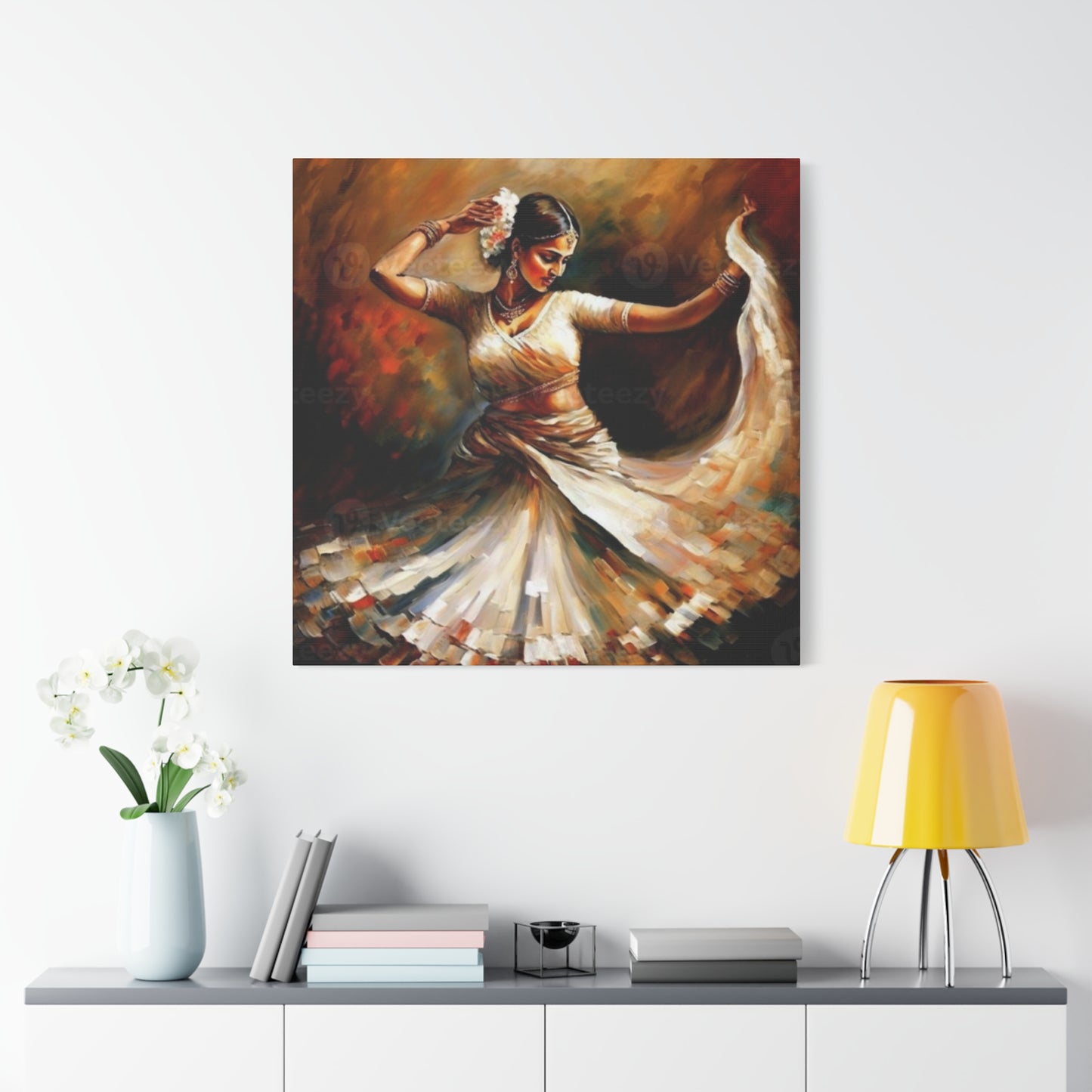 Indian Women Dancing Wall Art & Canvas Prints