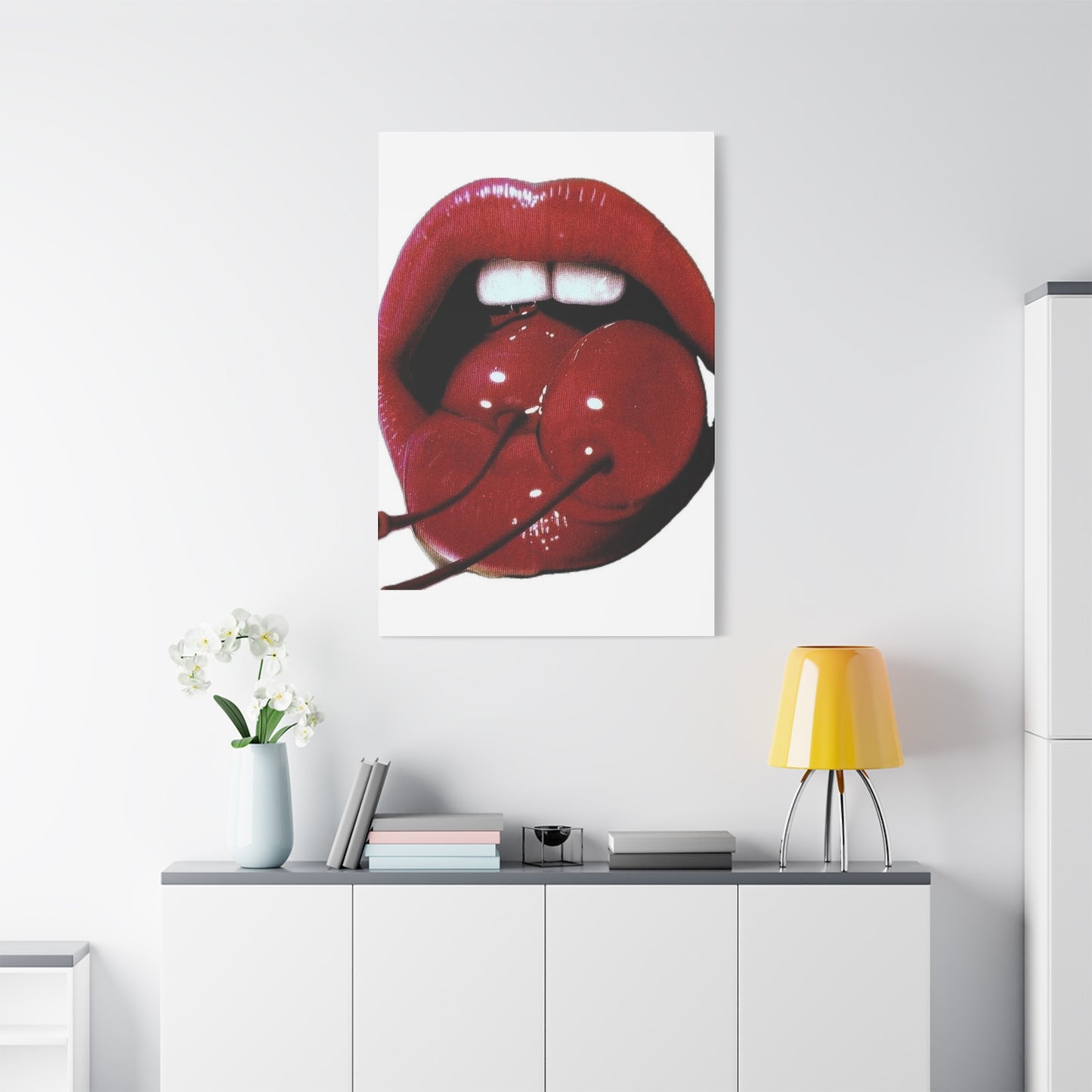 Cherry Lips Wall Art & Canvas Prints