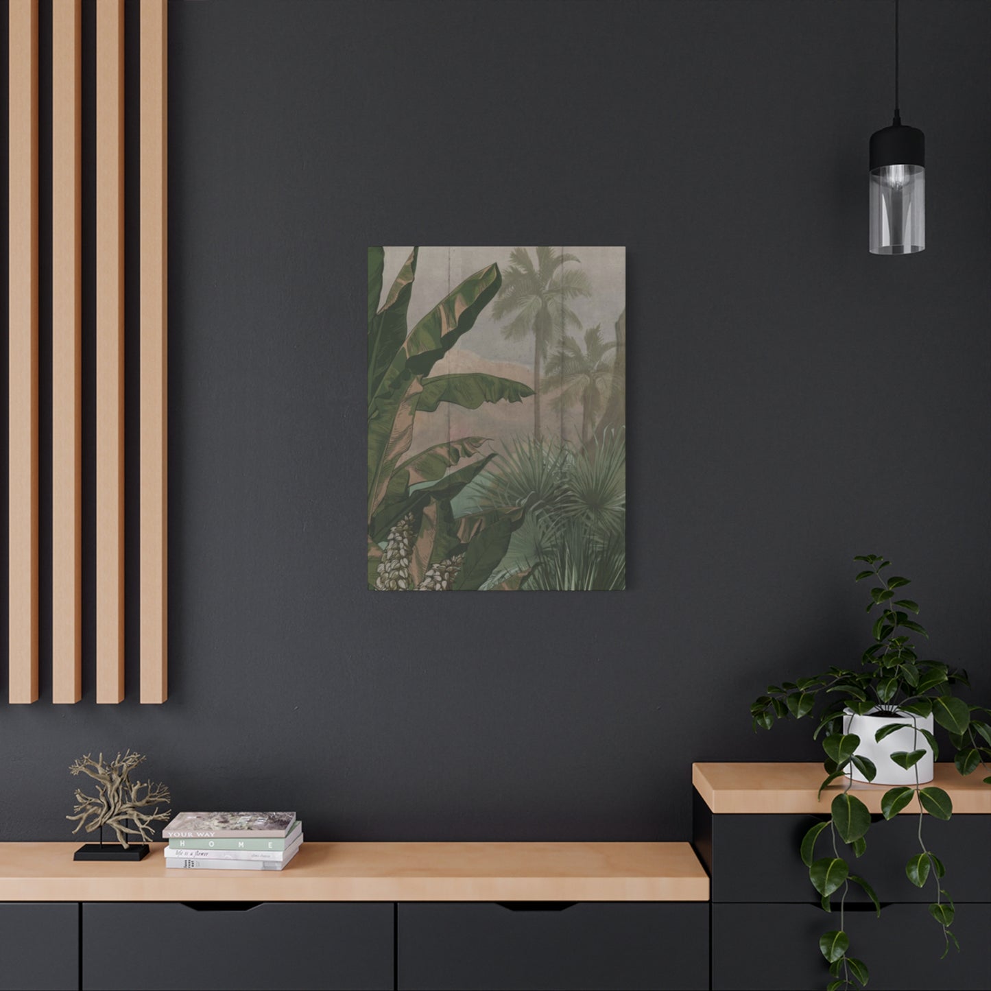 Palm Tree In Wildlife Wall Art & Canvas Prints