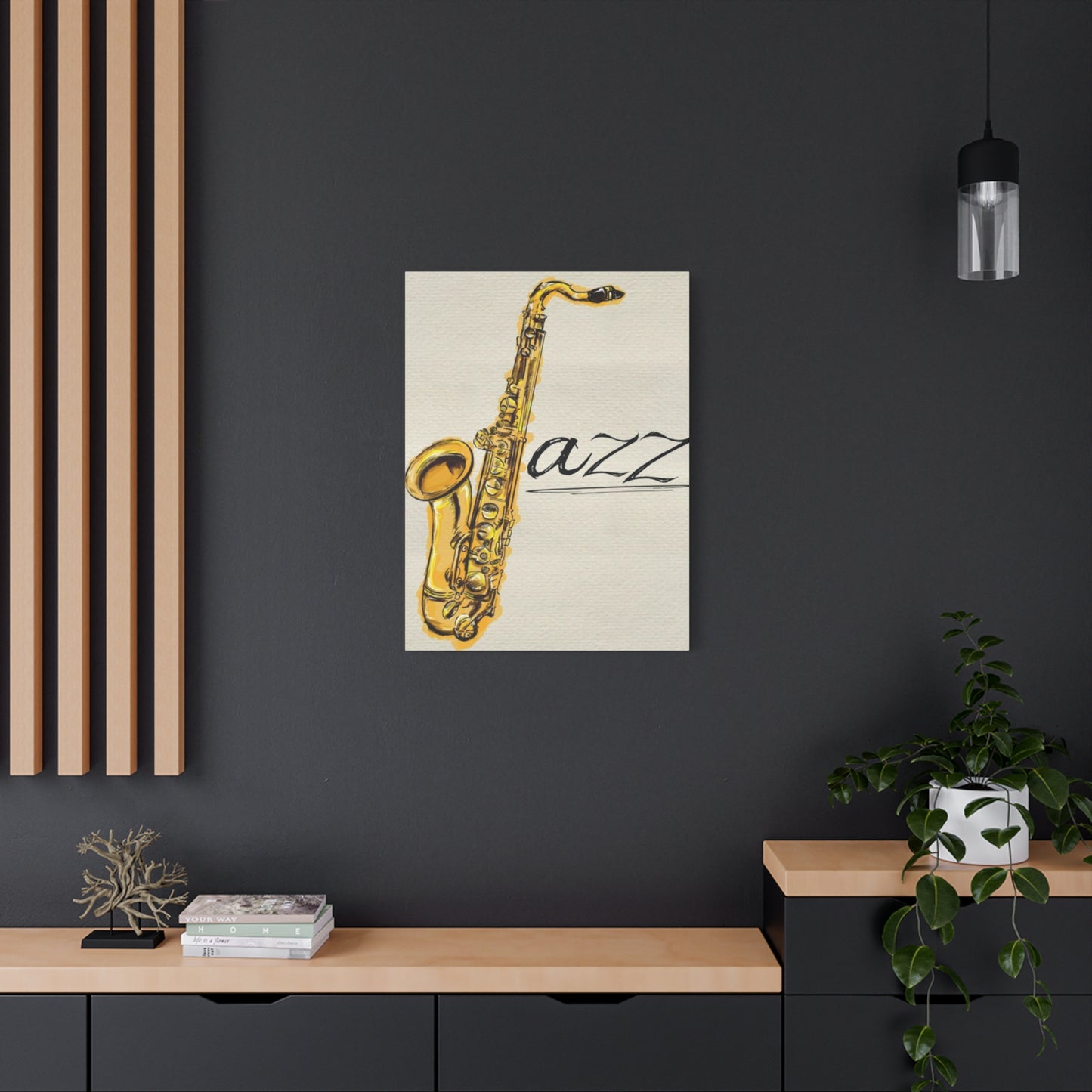 Saxophone Painting Jazz Wall Art & Canvas Prints