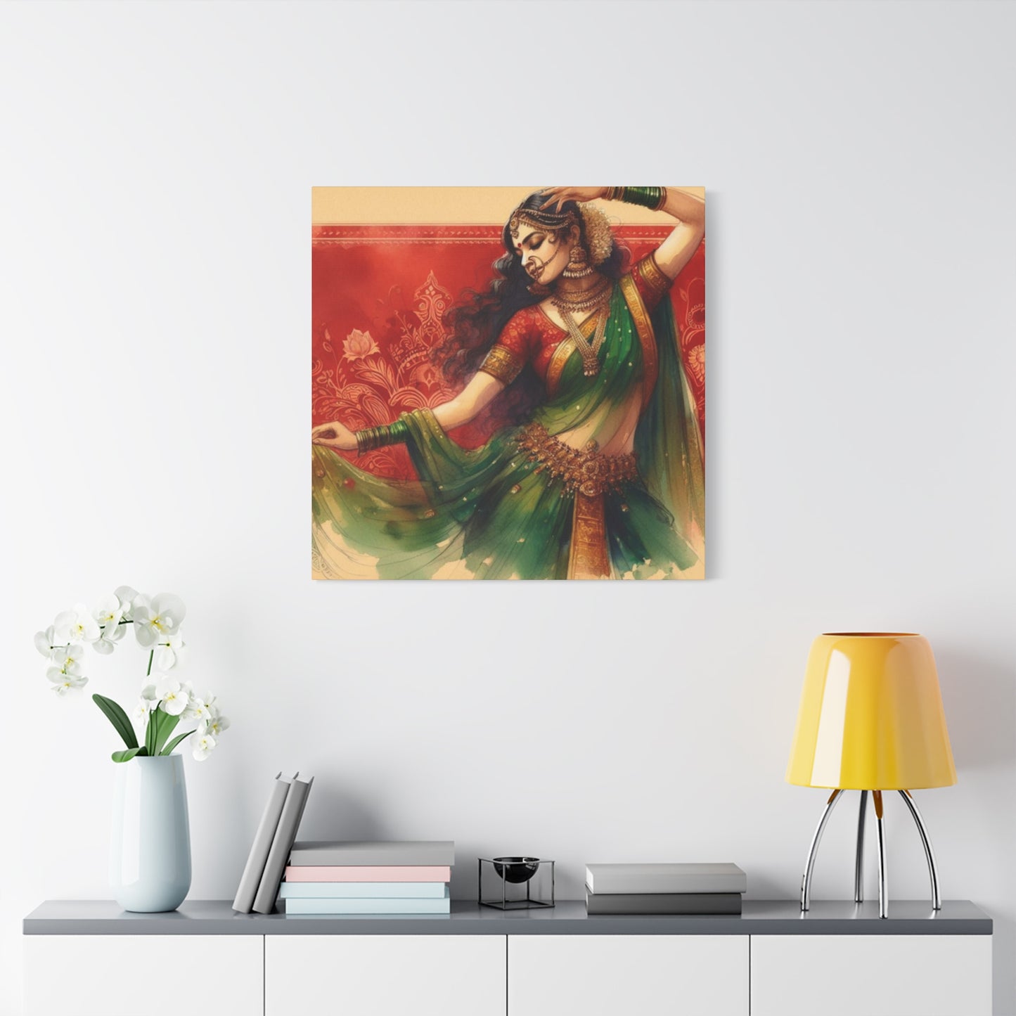 Indian Women Dancing Wall Art & Canvas Prints