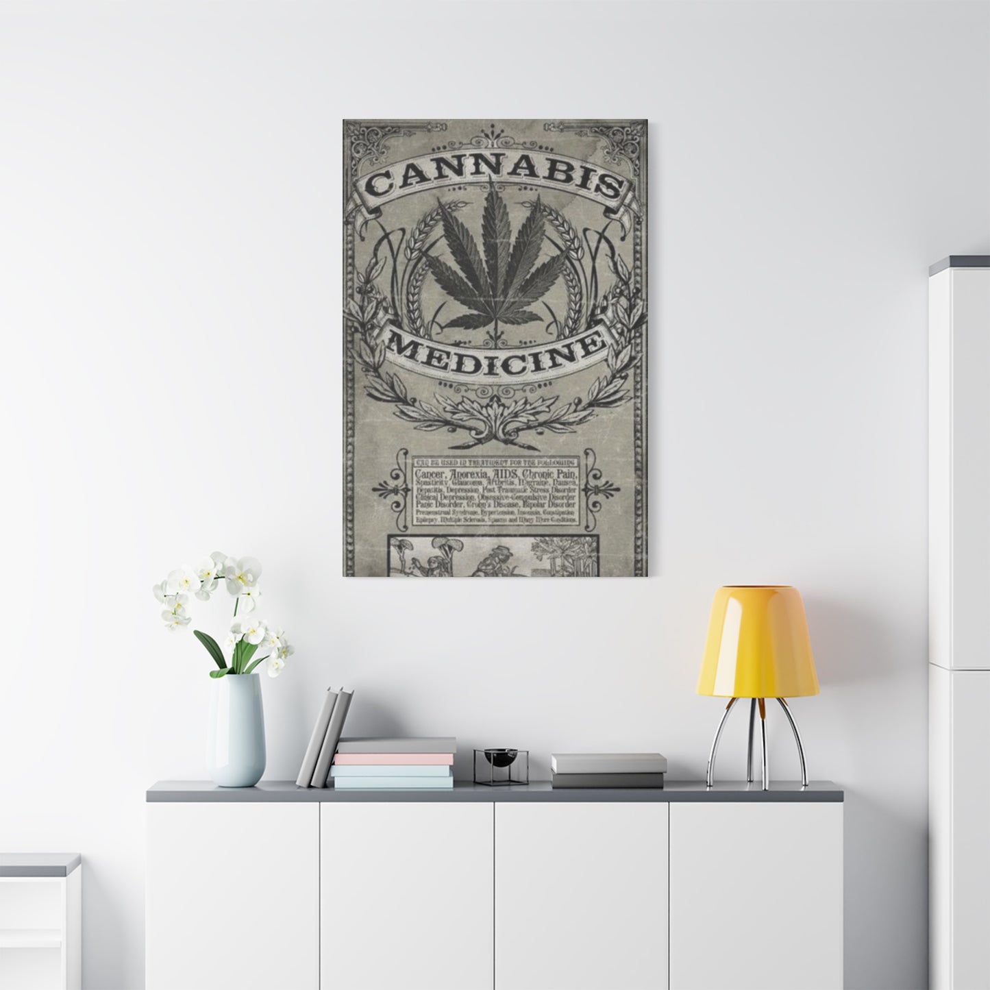 Cannabis Poster Marijuana Wall Art & Canvas Prints