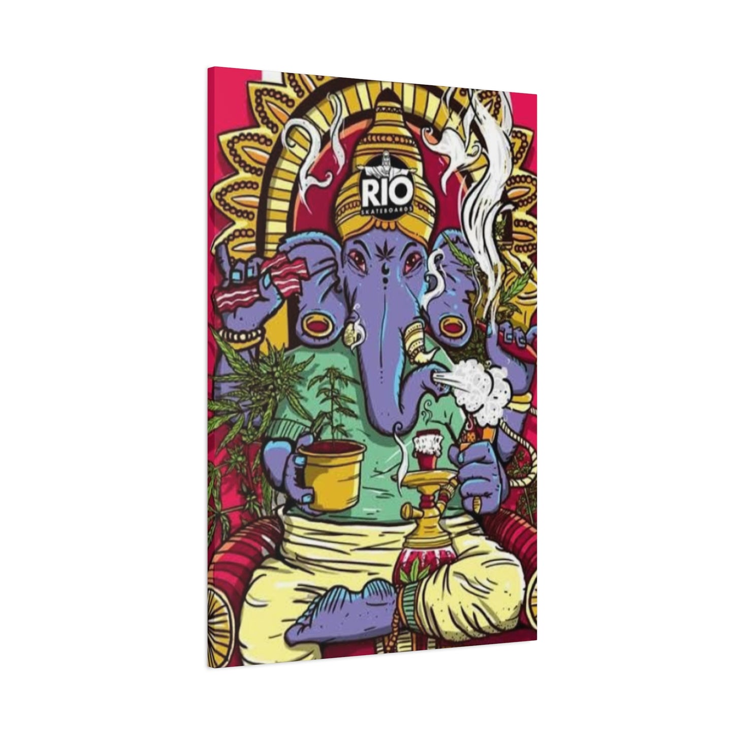 Hukkah Poster Marijuana Wall Art & Canvas Prints