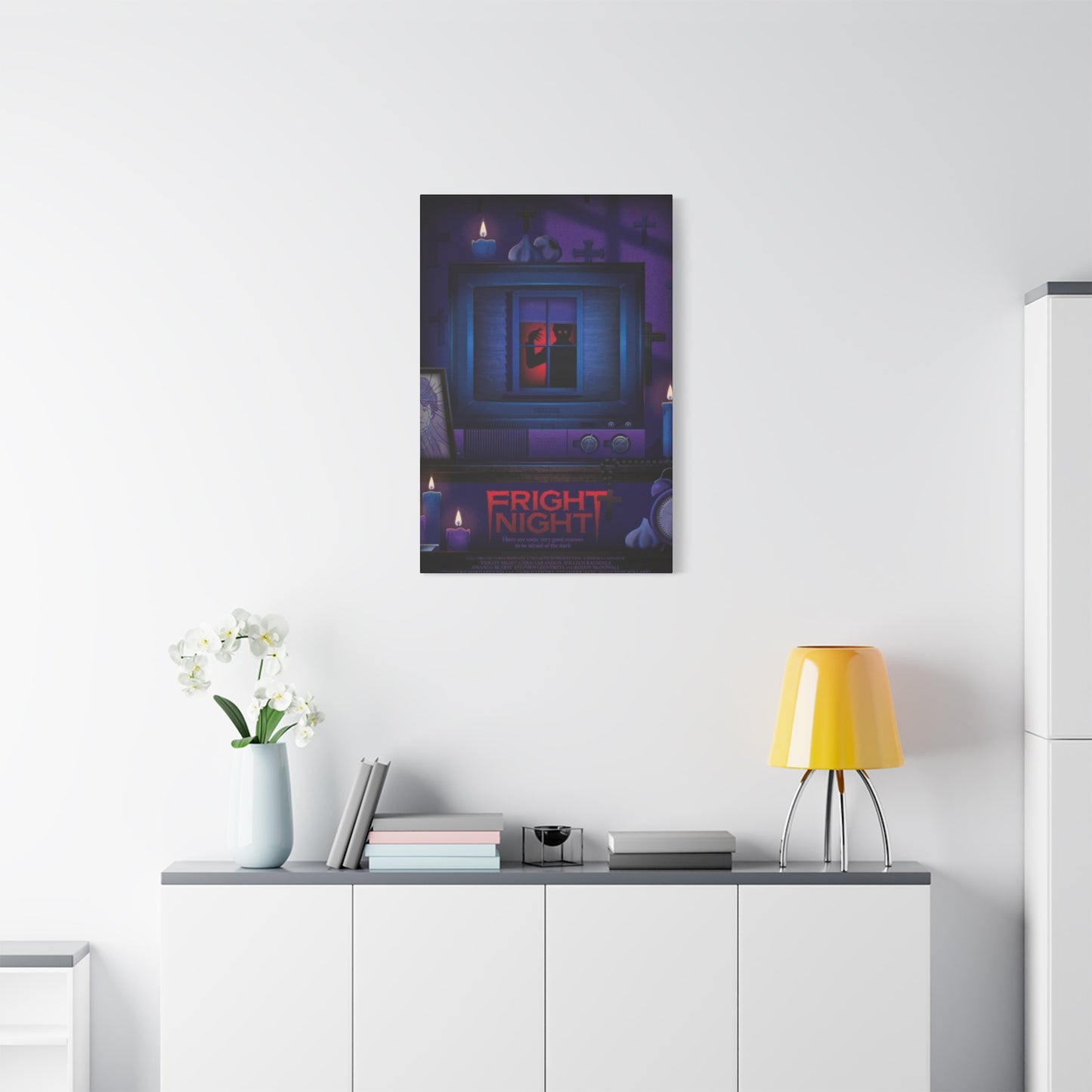 Fright Night Horror Movie Poster Wall Art & Canvas Prints