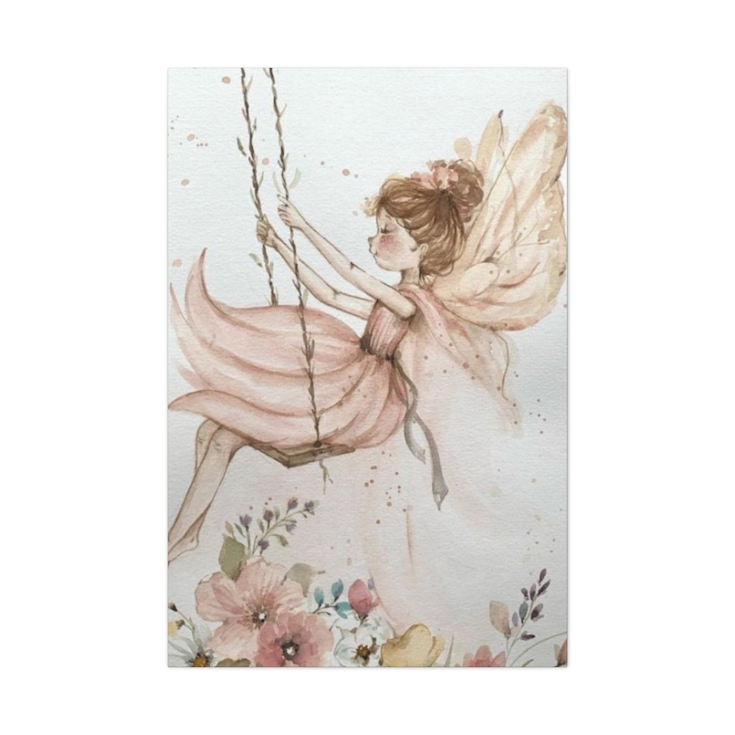 Girl Swing Fairies Wall Art & Canvas Prints