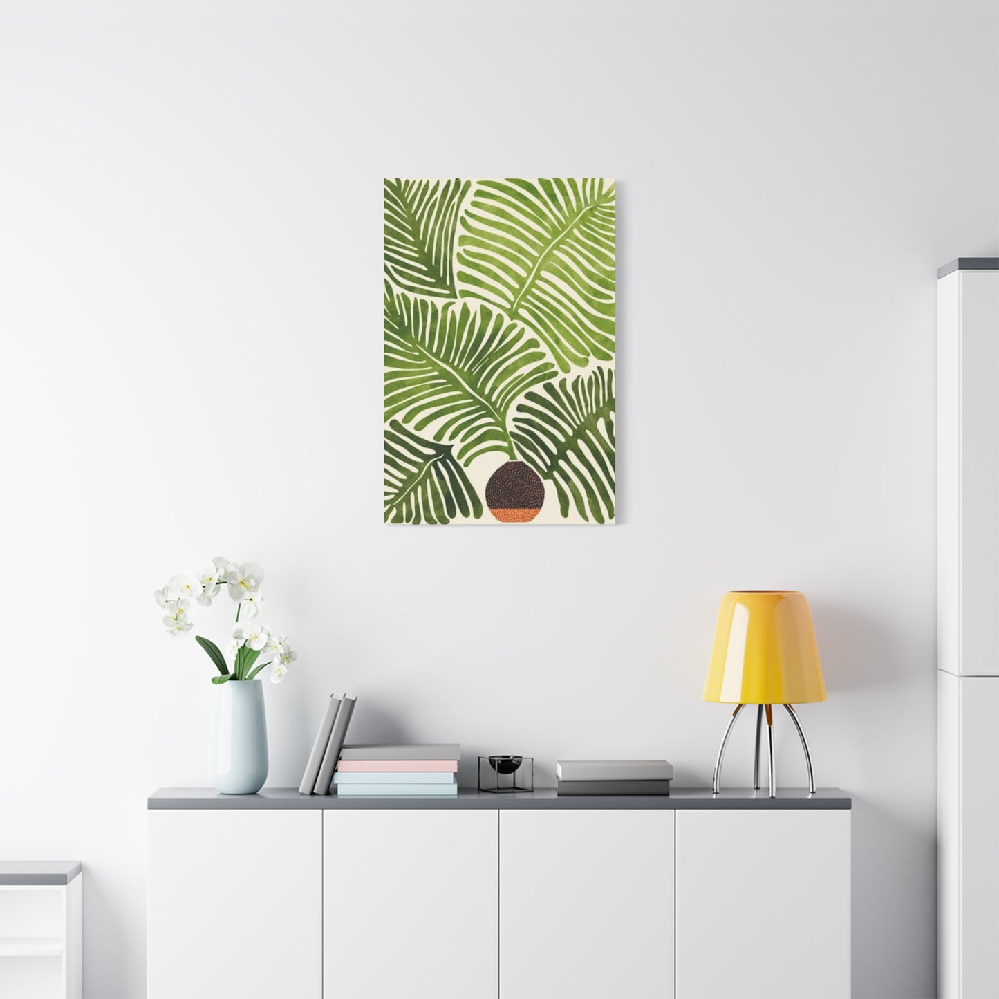 Beautiful Leaves Plant Olive Green Wall Art & Canvas Prints