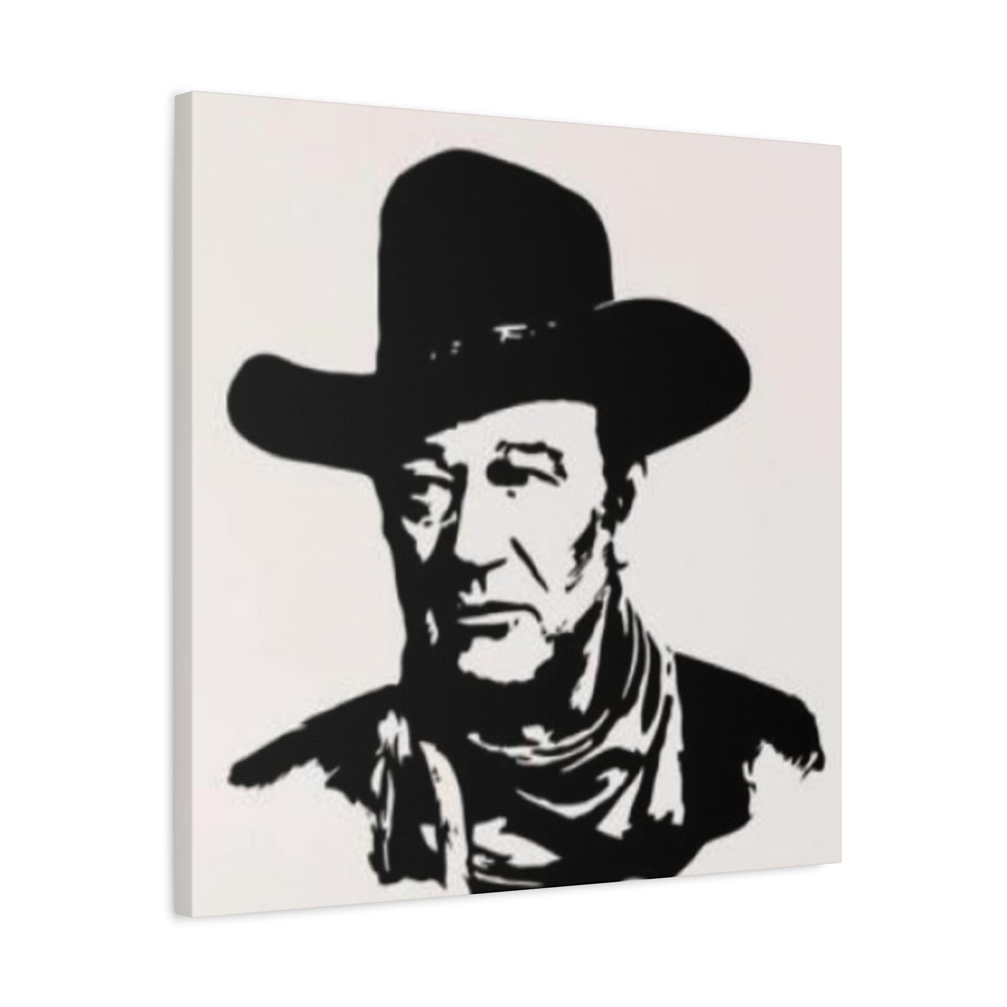 Cowboy Portrait Drawing Wall Art & Canvas Prints