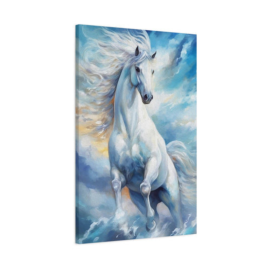 White Horse Wall Art & Canvas Prints