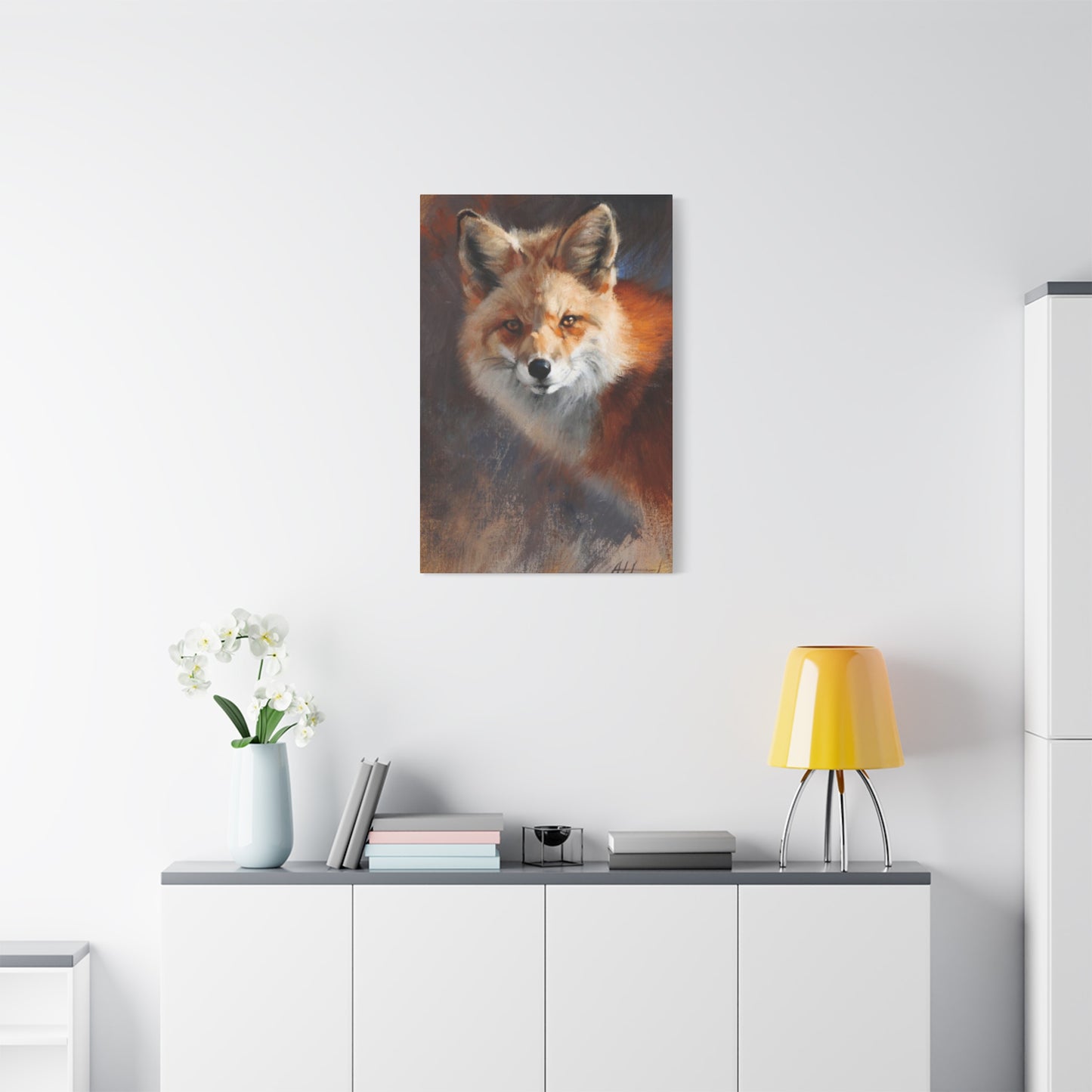 The Abstract Red Fox Portrait Wall Art & Canvas Prints