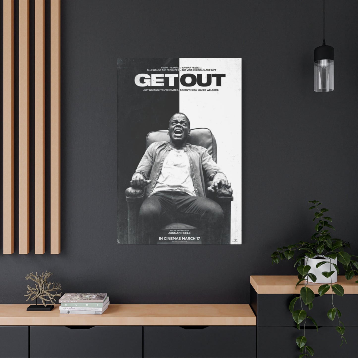 Getout Horror Movie Poster Wall Art & Canvas Prints