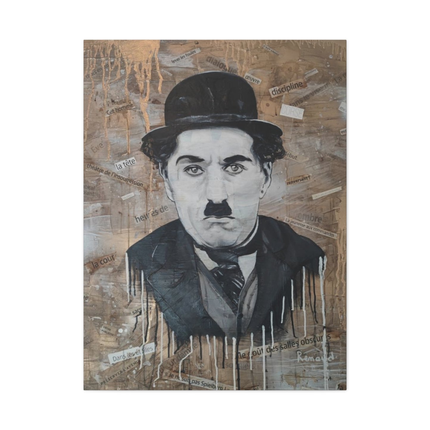 Charlie Chaplin Man Cave Decor Wall Art & Canvas Prints