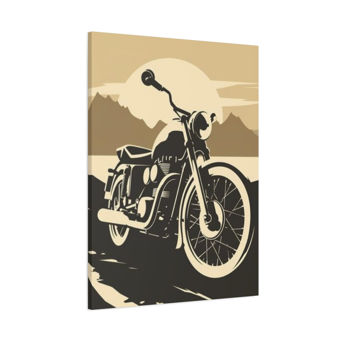 Classic Bike Poster Motorcycle Wall Art & Canvas Prints