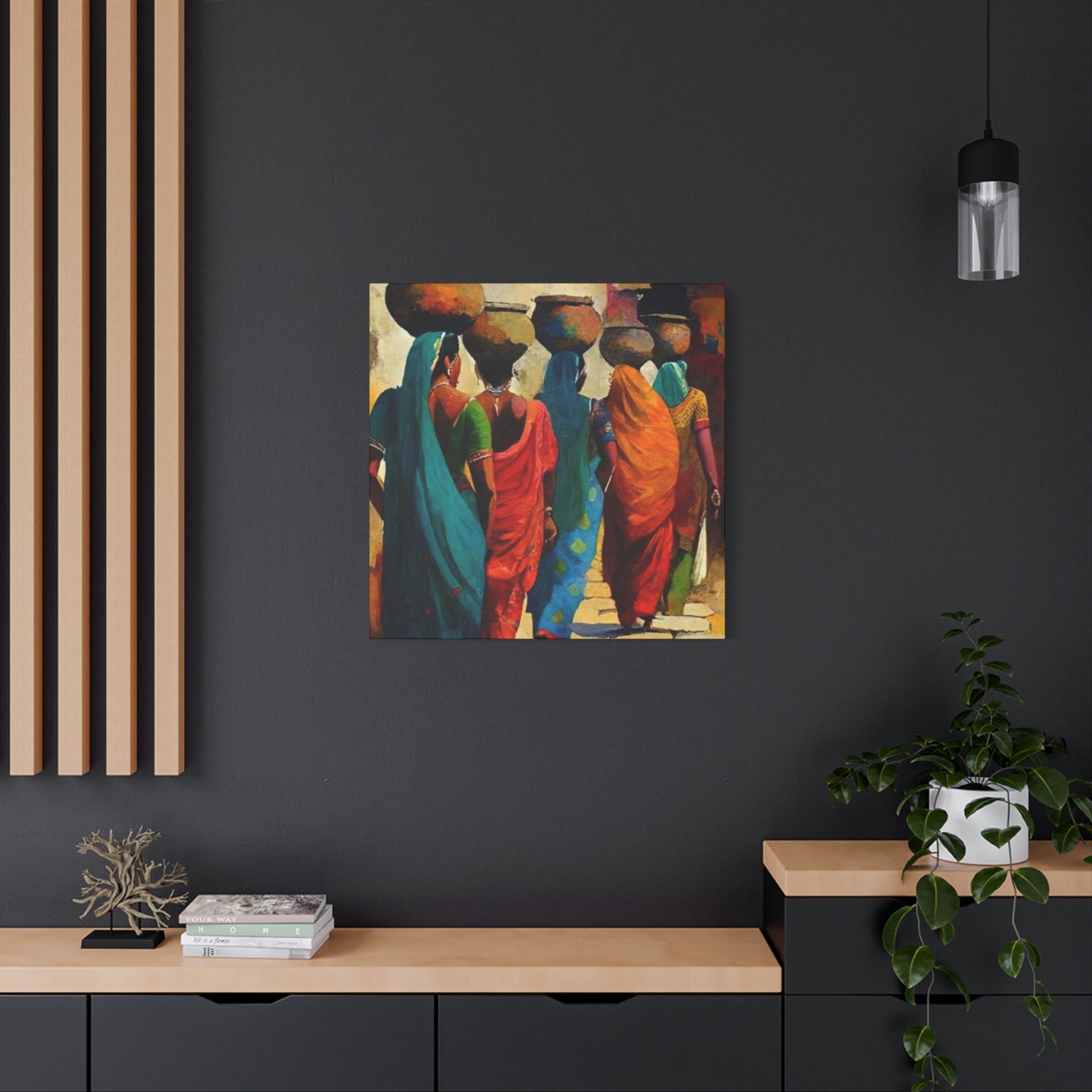 Indian Cultural Women Wall Art & Canvas Prints