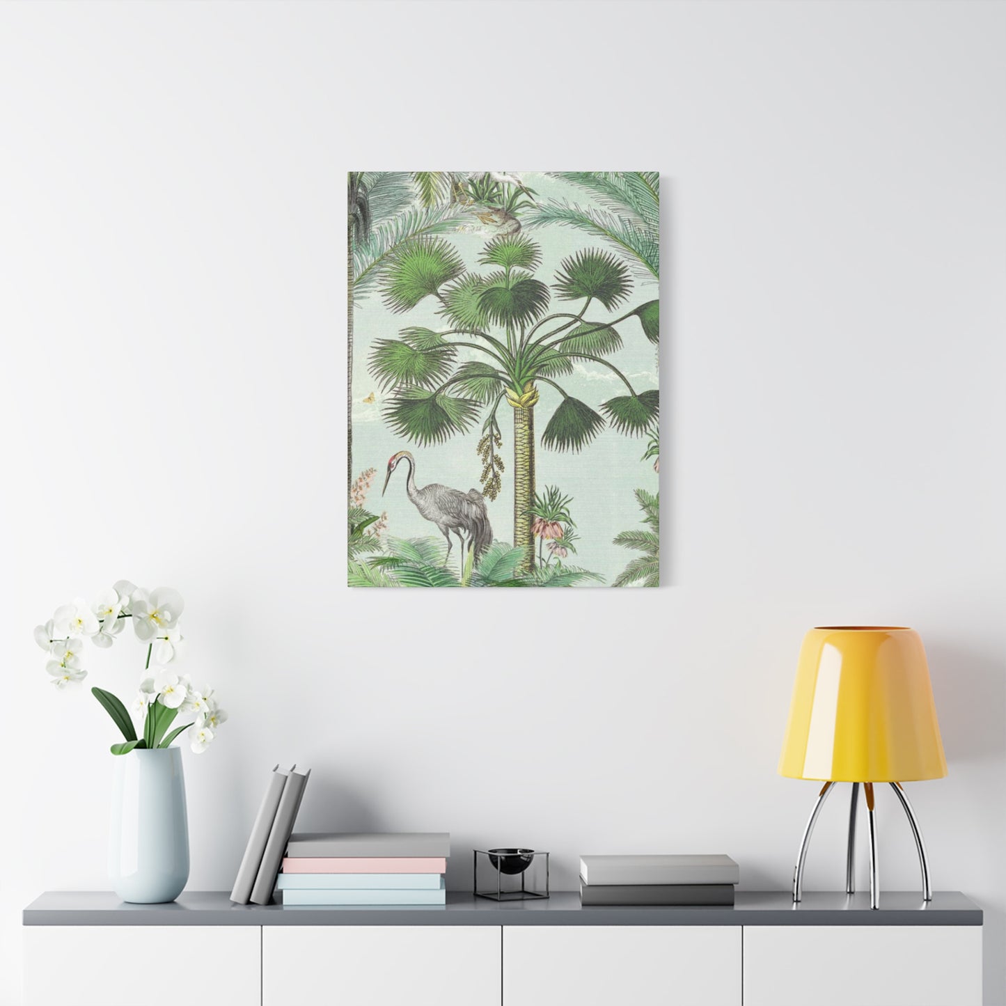 Animal & Palm Tree In Wildlife Wall Art & Canvas Prints