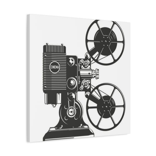 Old Cinema Camera Wall Art & Canvas Prints