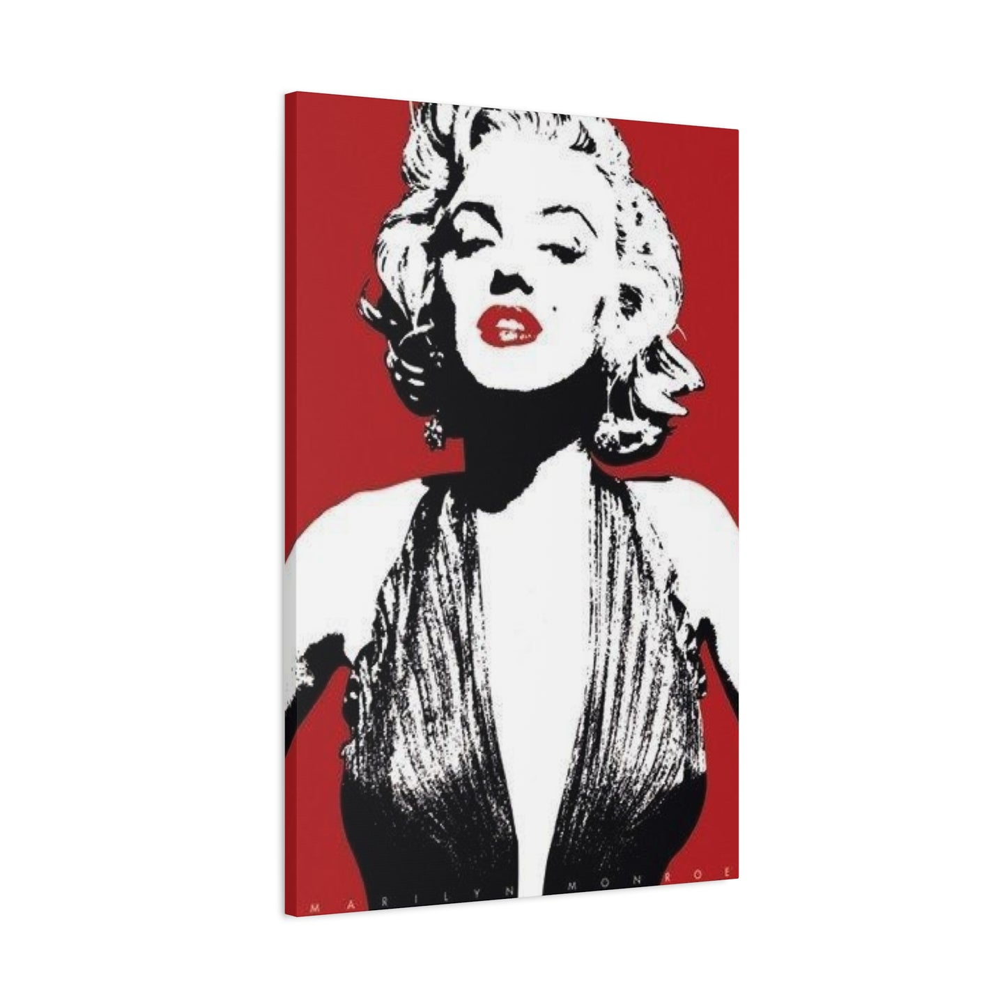 Red Poster Marilyn Monroe Wall Art & Canvas Prints