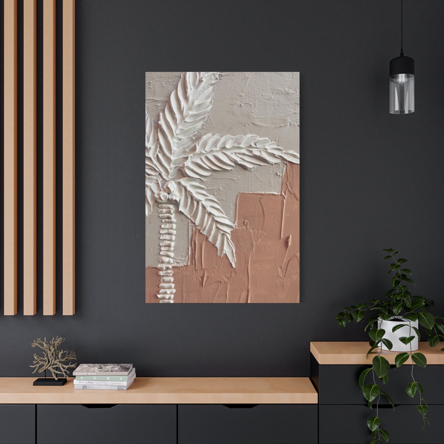 White Palm Tree Poster Wall Art & Canvas Prints