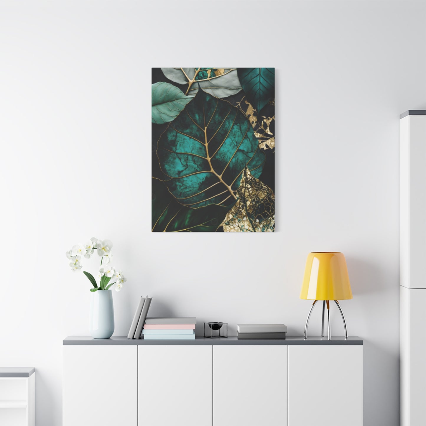 Golden Leaf Wall Art & Canvas Prints