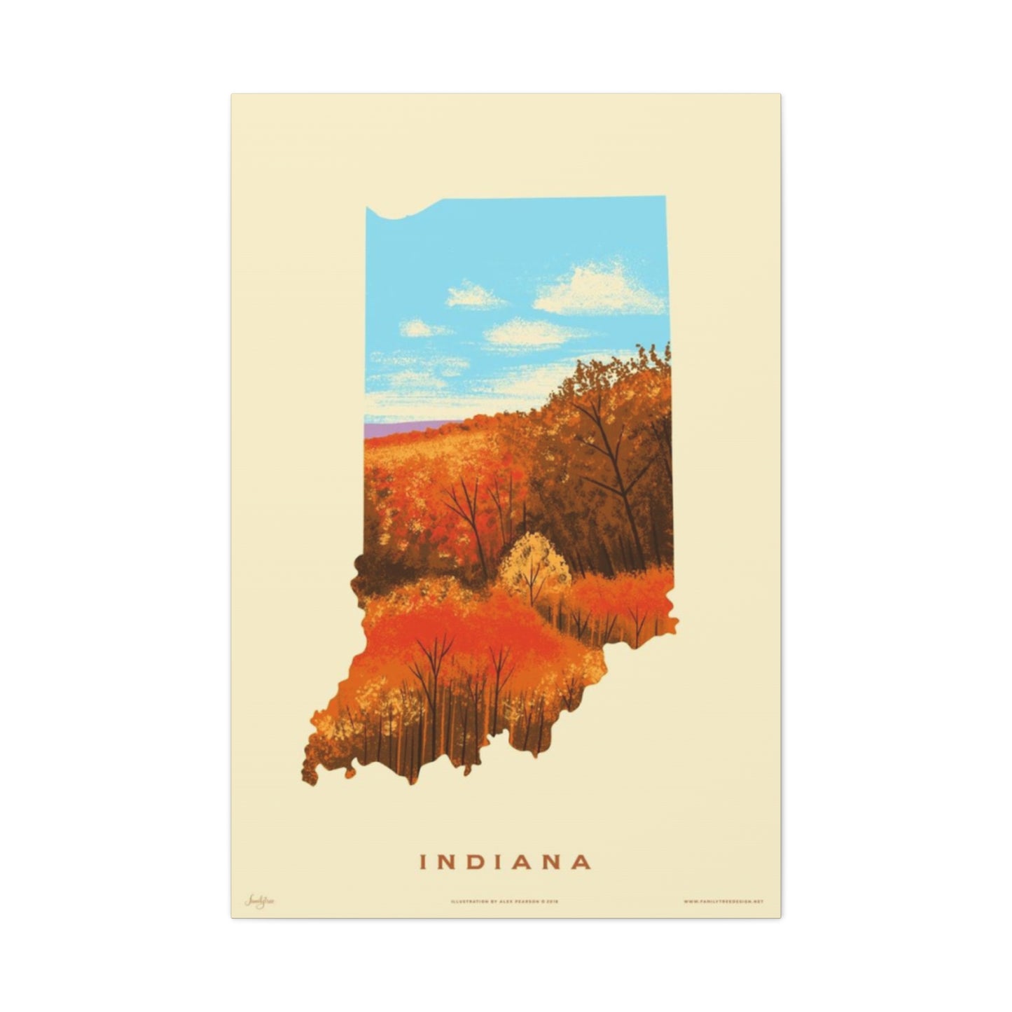 Indiana National Park Wall Art & Canvas Prints