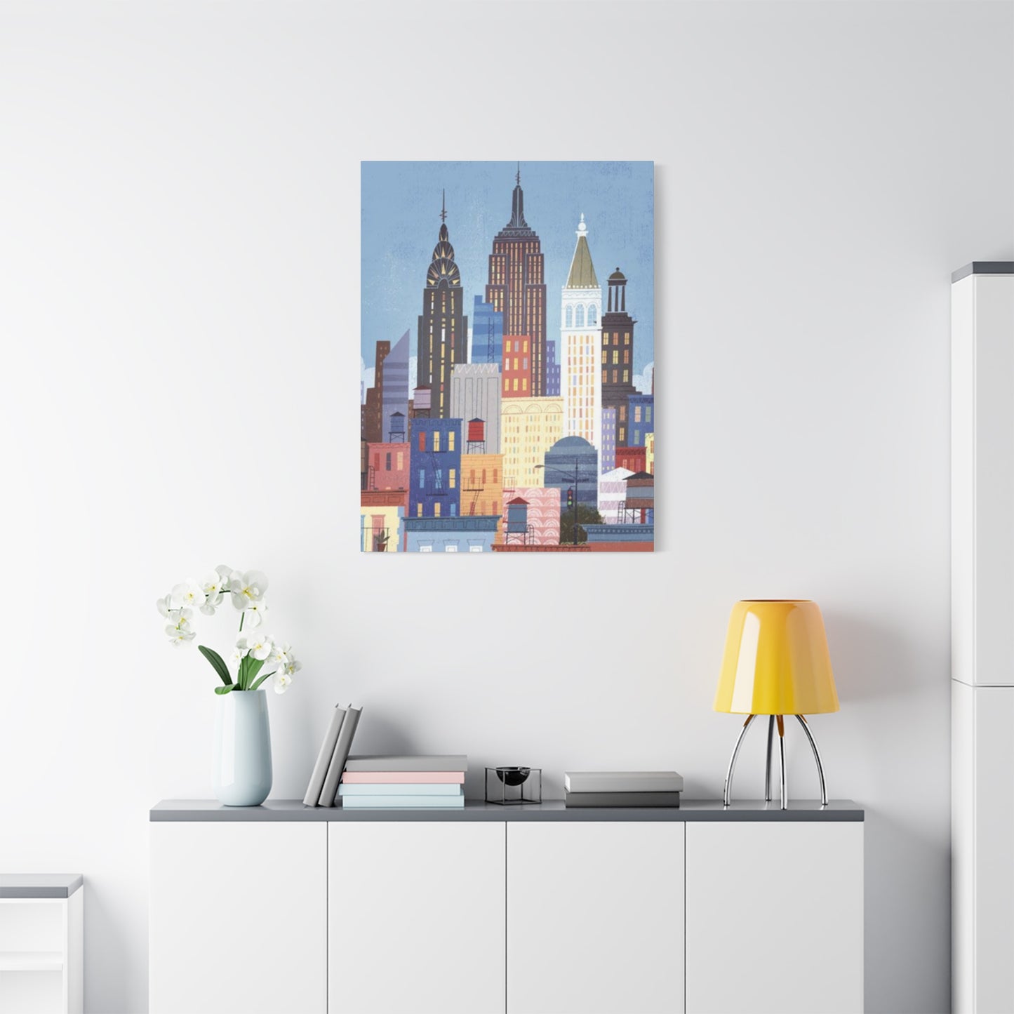 Manhattan Poster New York City Skyline Wall Art & Canvas Prints