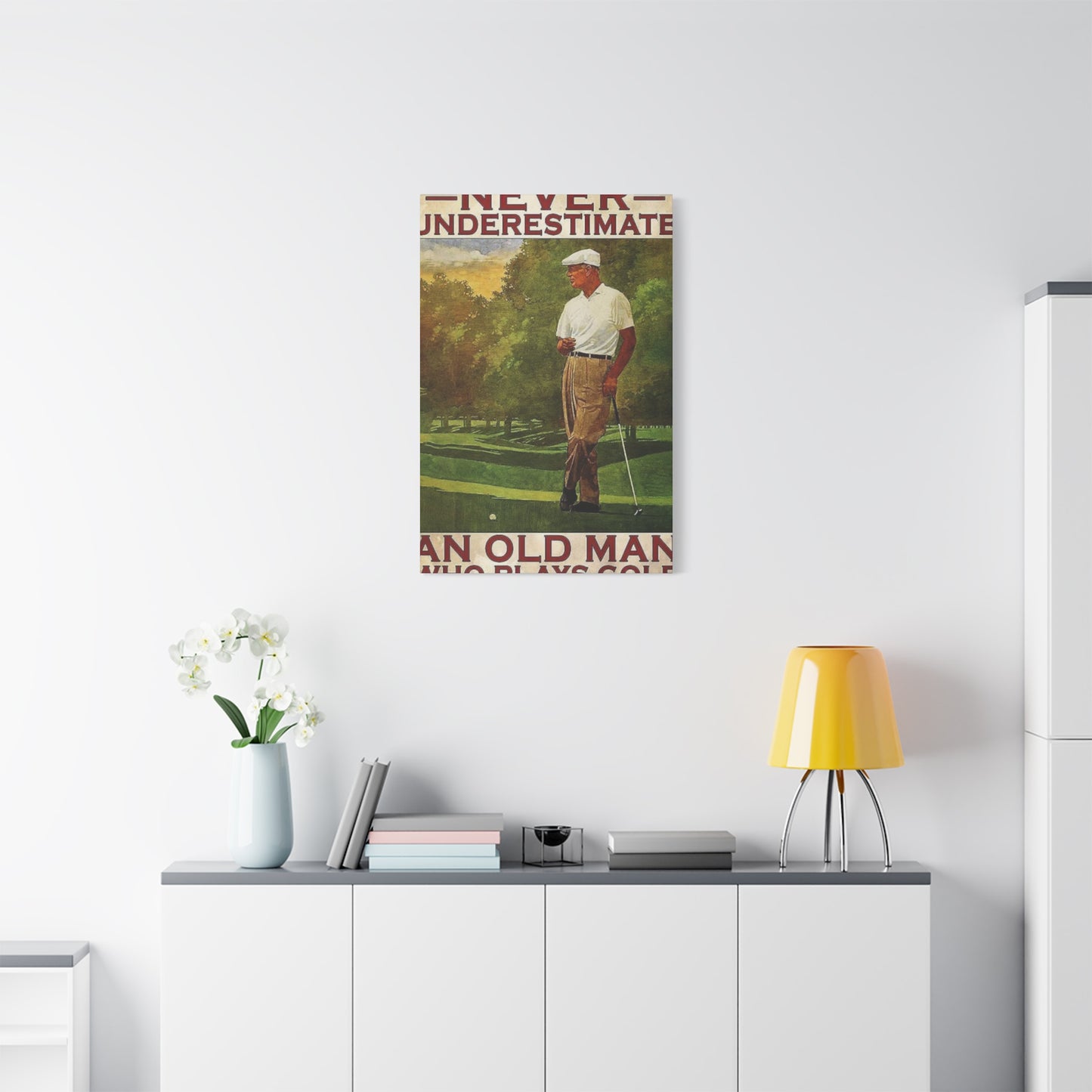 Golf Poster Man Cave Decor Wall Art & Canvas Prints