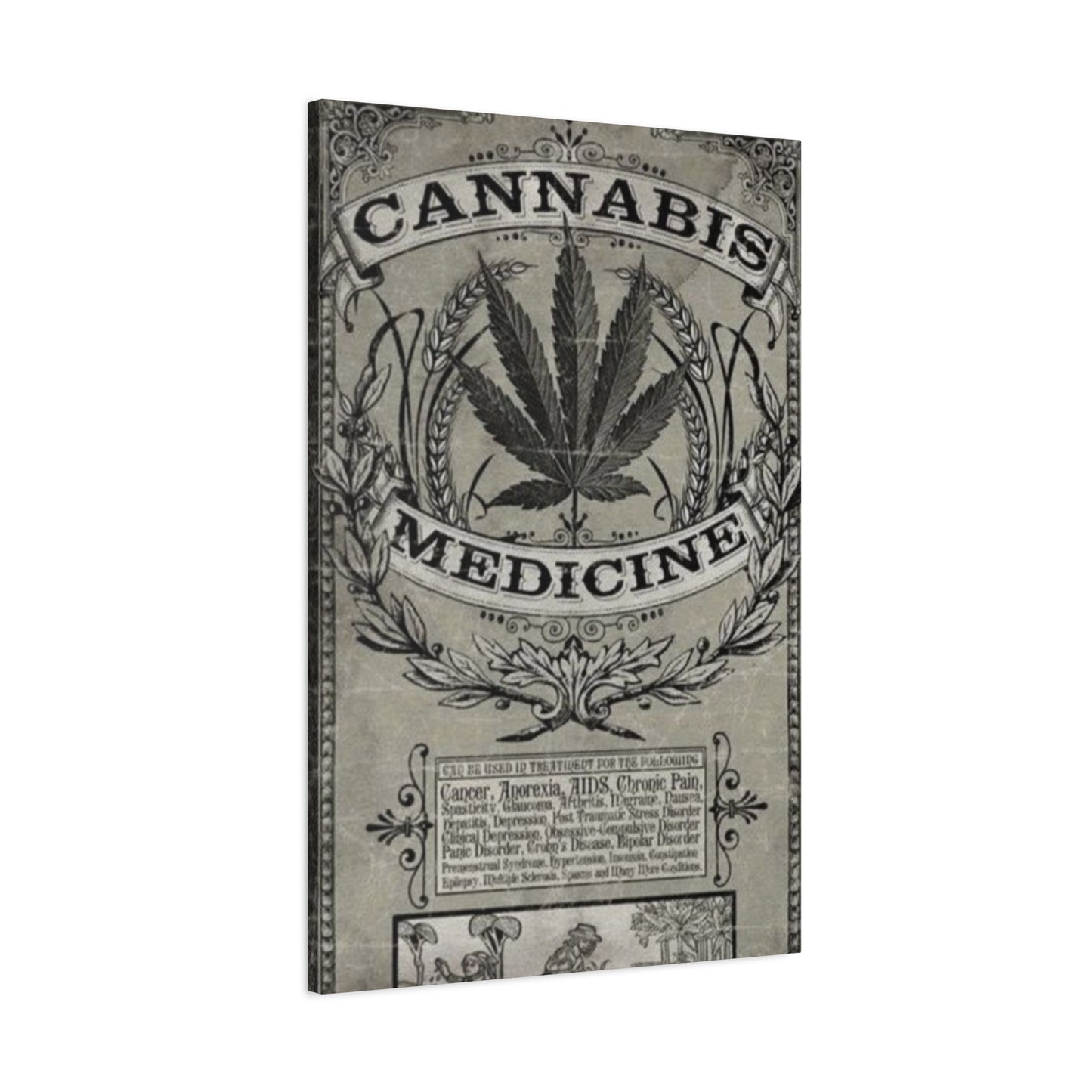 Cannabis Poster Marijuana Wall Art & Canvas Prints