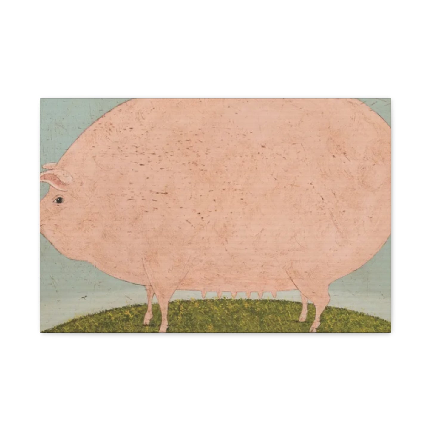 Fat Pig Kimble Warren Wall Art & Canvas Prints