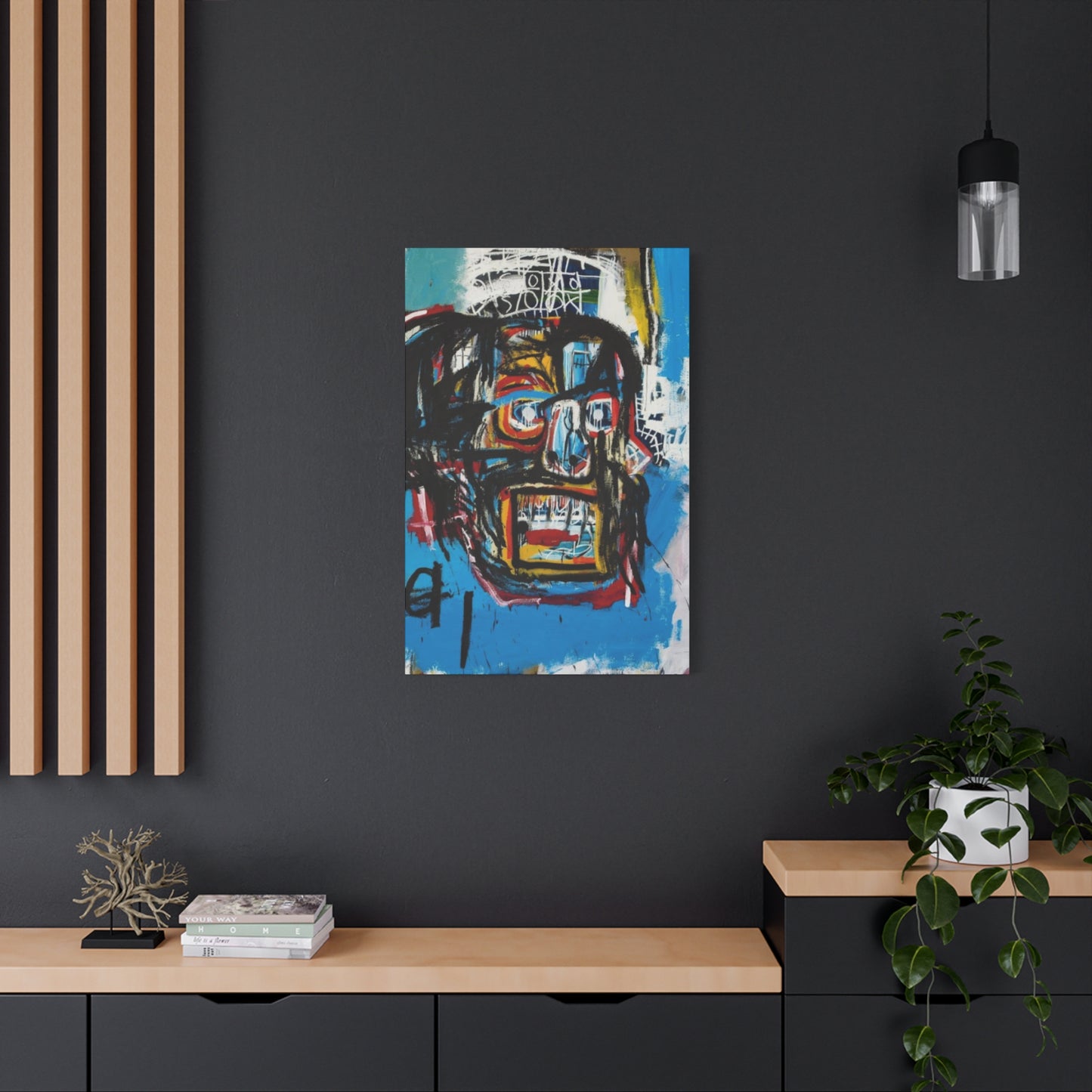 Scary Face Abstract Modernism Wall Art & Canvas Prints