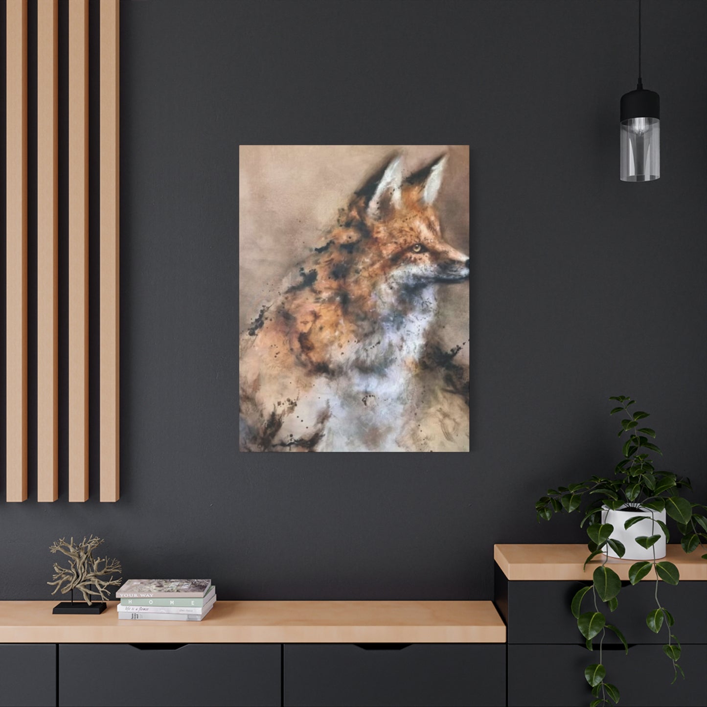 The Fox Abstract Wall Art & Canvas Prints