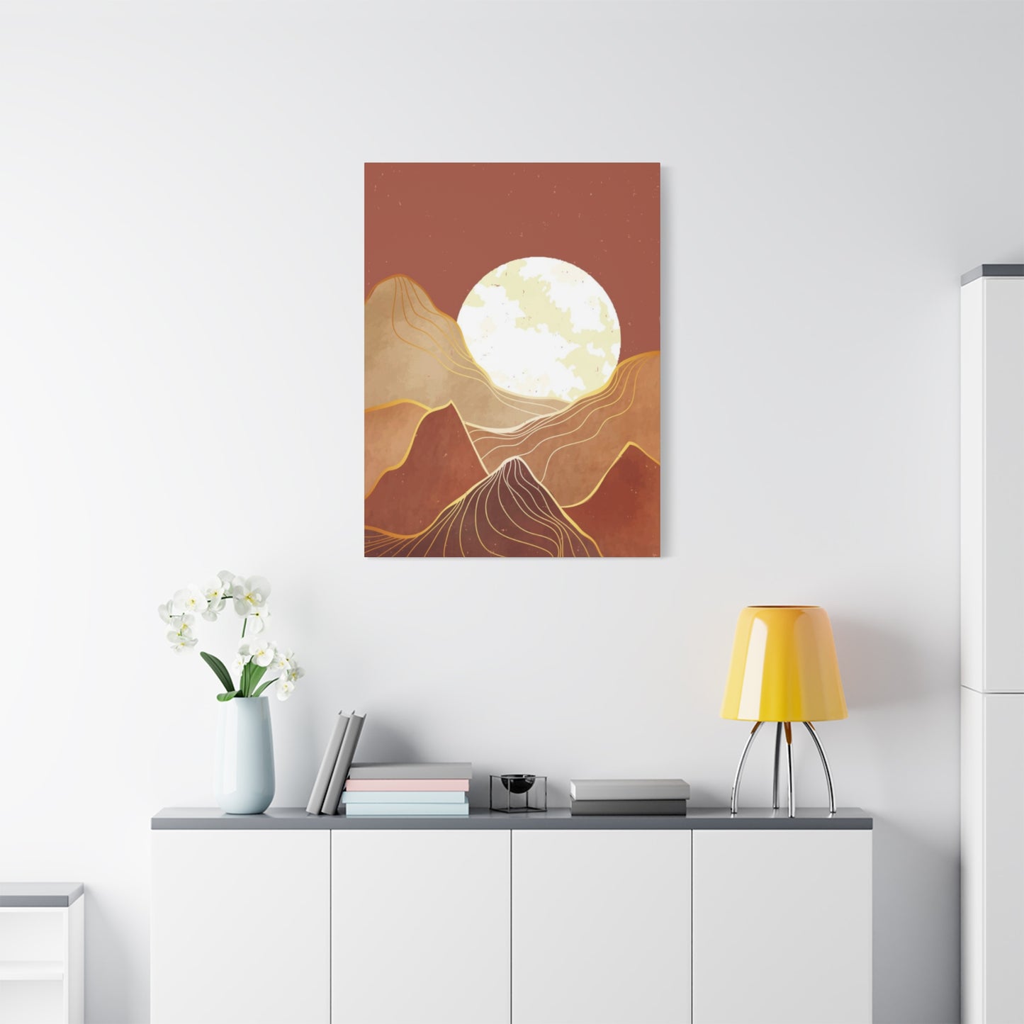 Mountain Sunset Entryway Wall Art & Canvas Prints