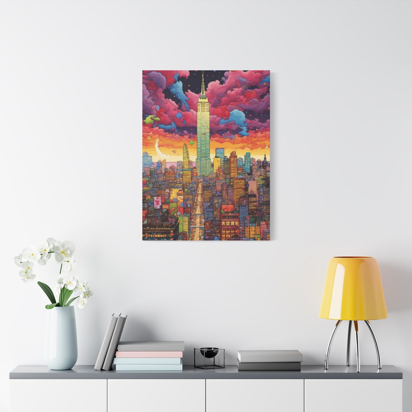 Empire State Building  Poster in New York City Wall Art & Canvas Prints