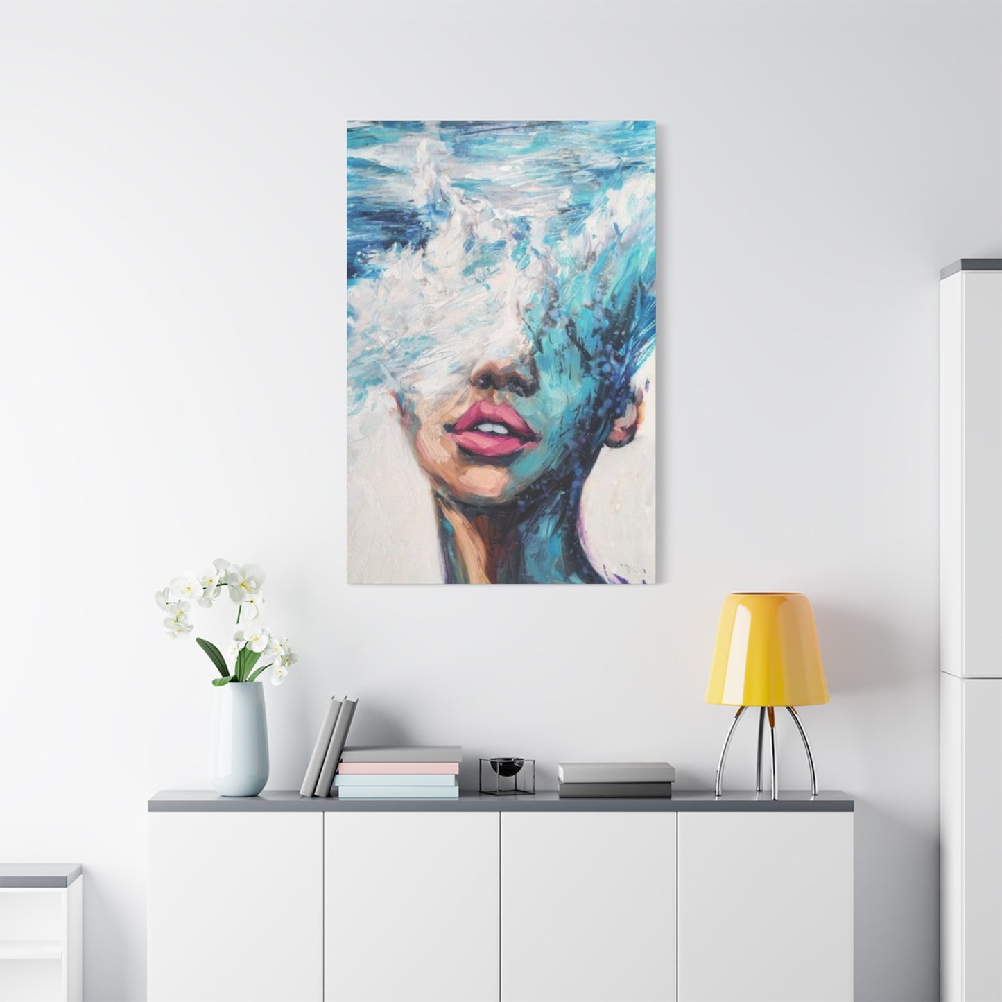 Women In Water Abstract Modernism Wall Art & Canvas Prints