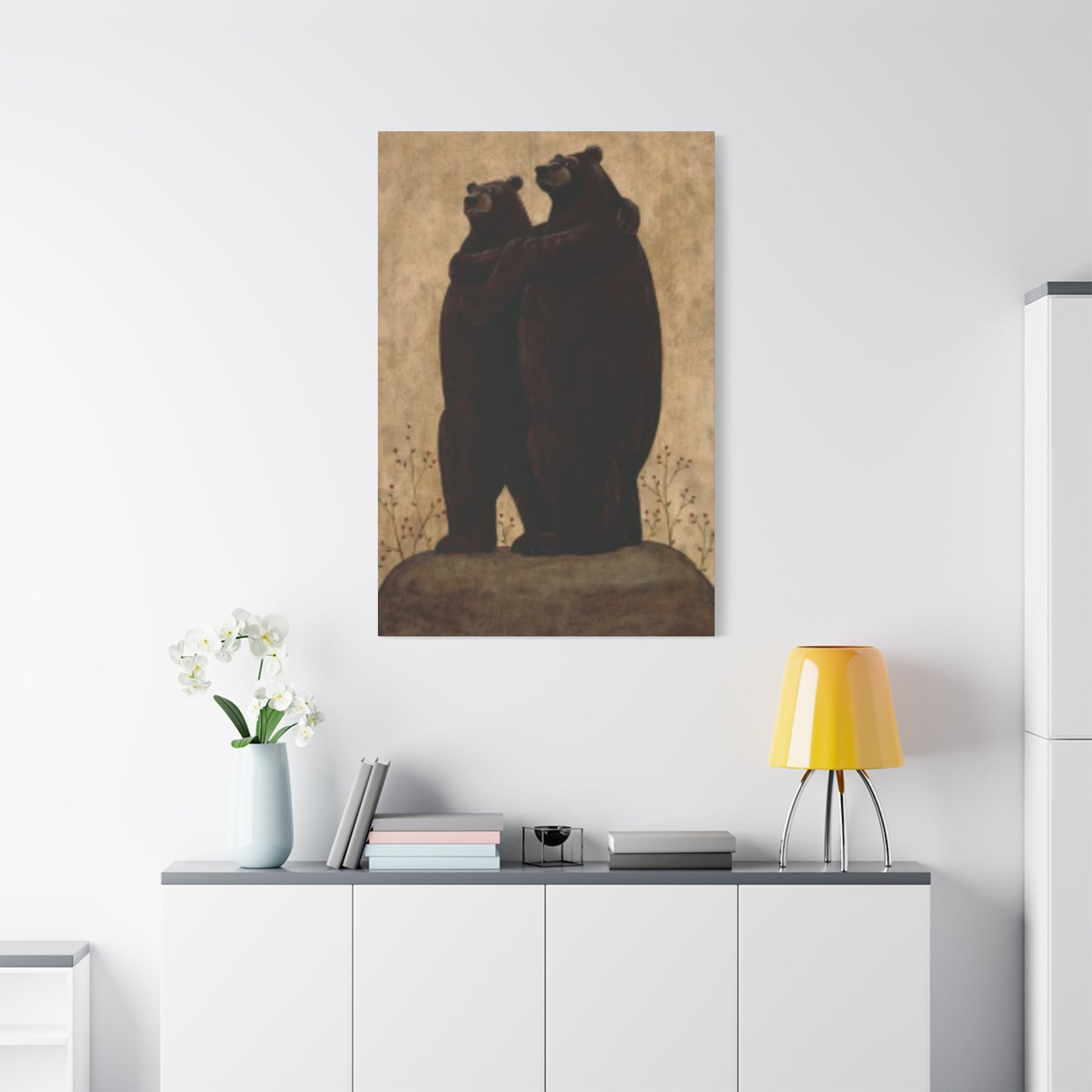 Grizzly Bear Couple Kimble Warren Wall Art & Canvas Prints