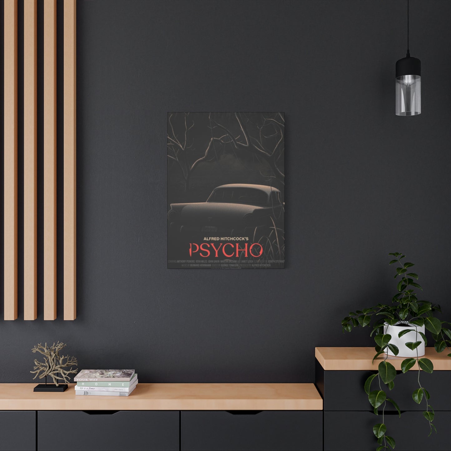 Psycho Horror Movie Poster Wall Art & Canvas Prints