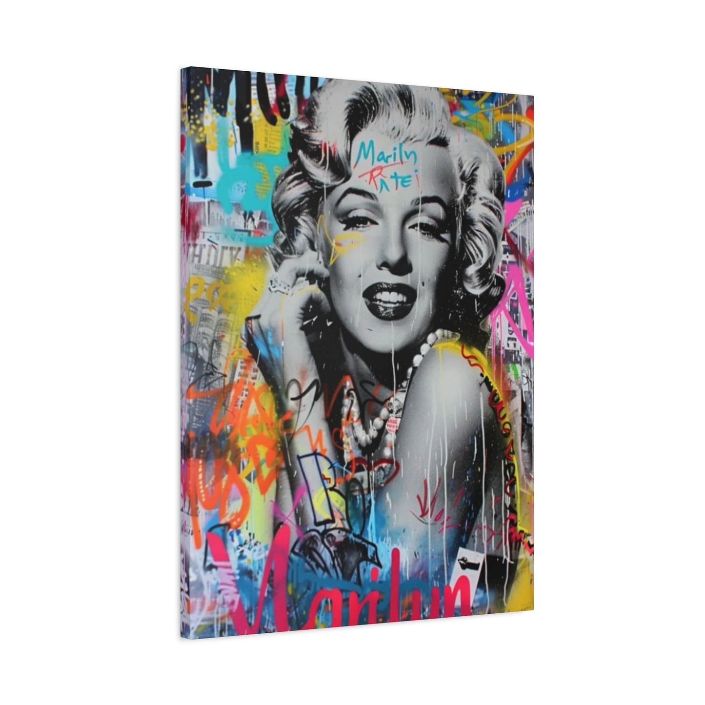 Marilyn Monroe Abstract Drawing Wall Art & Canvas Prints