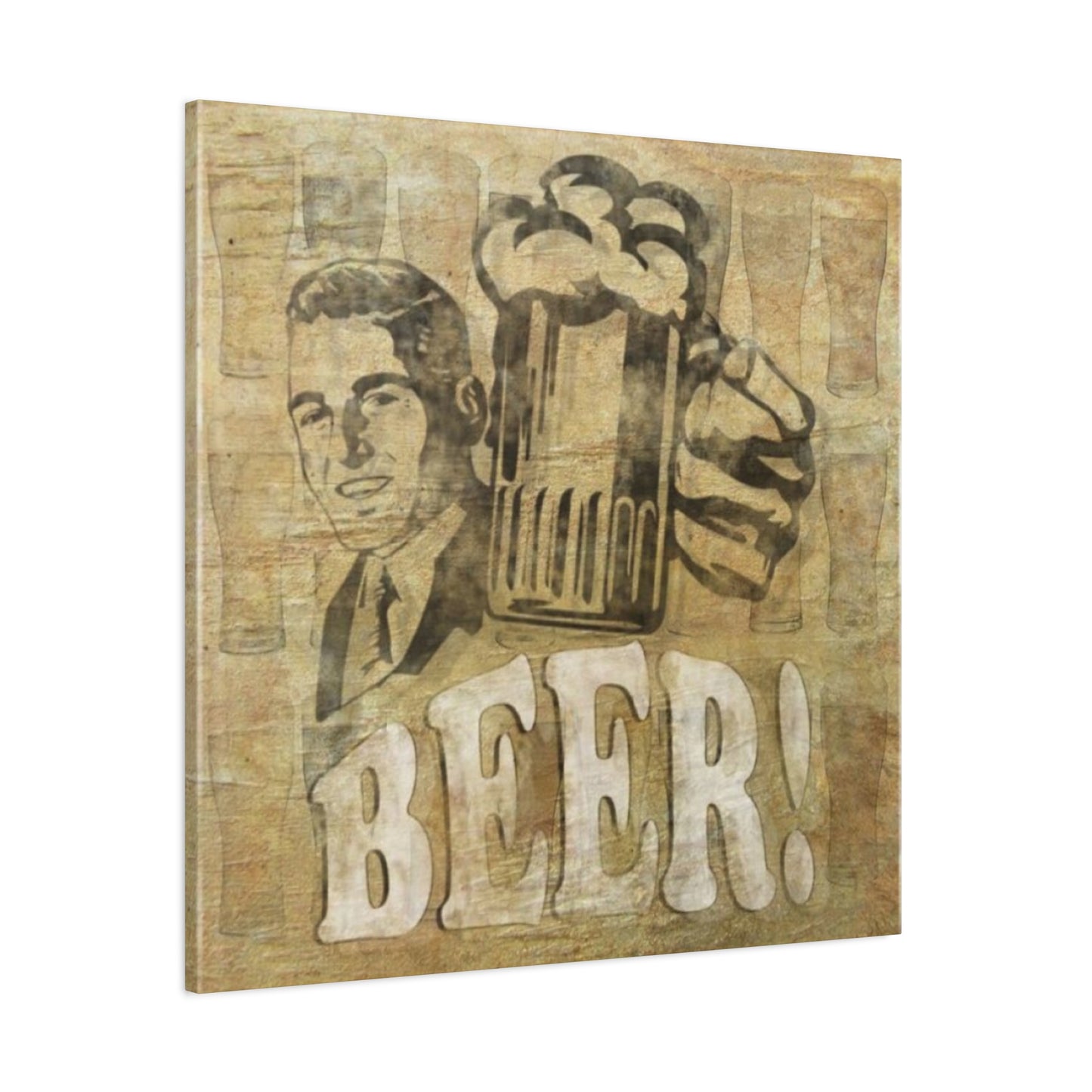 Beer Man Cave Decor Wall Art & Canvas Prints