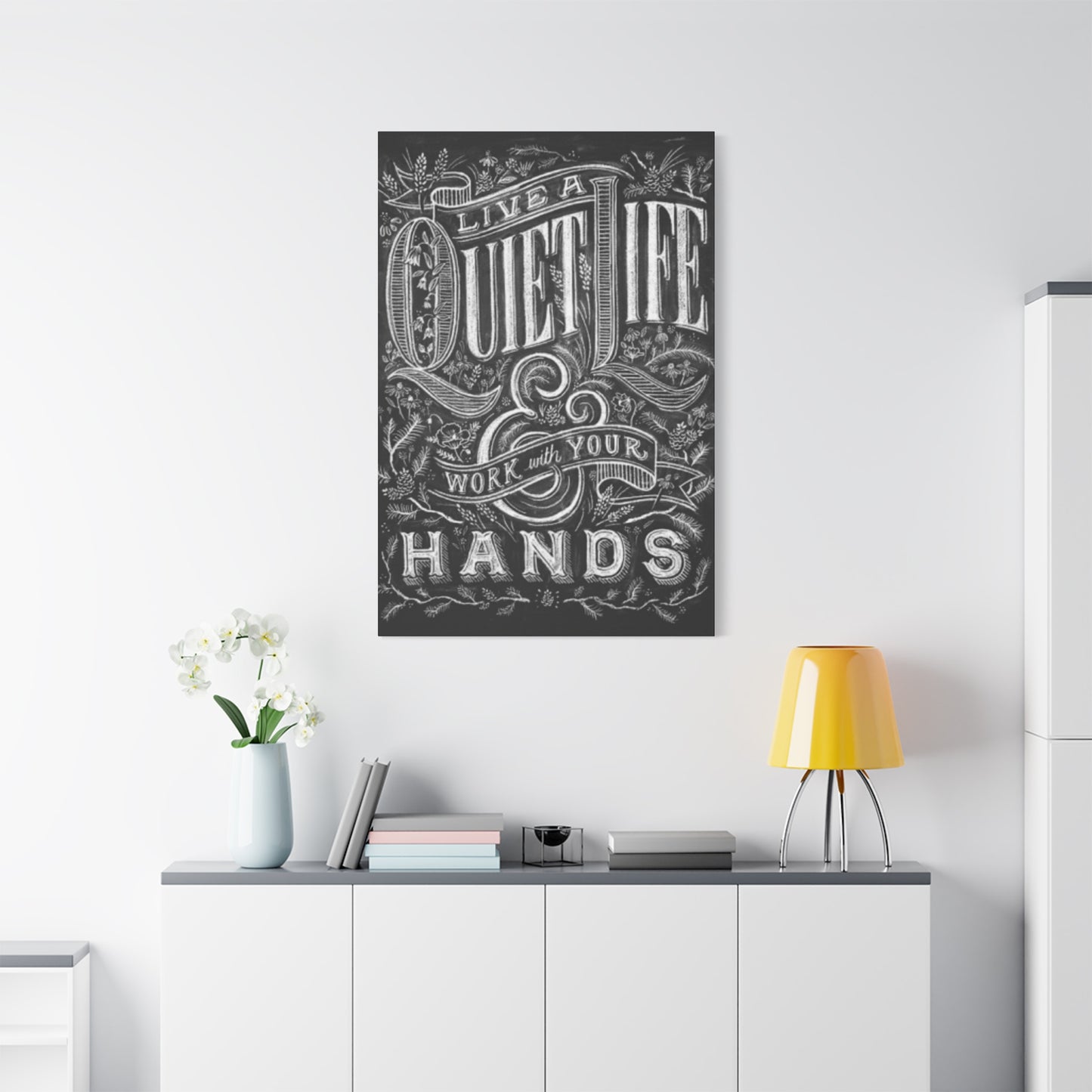 Quiet Life Chalkboard Wall Art & Canvas Prints