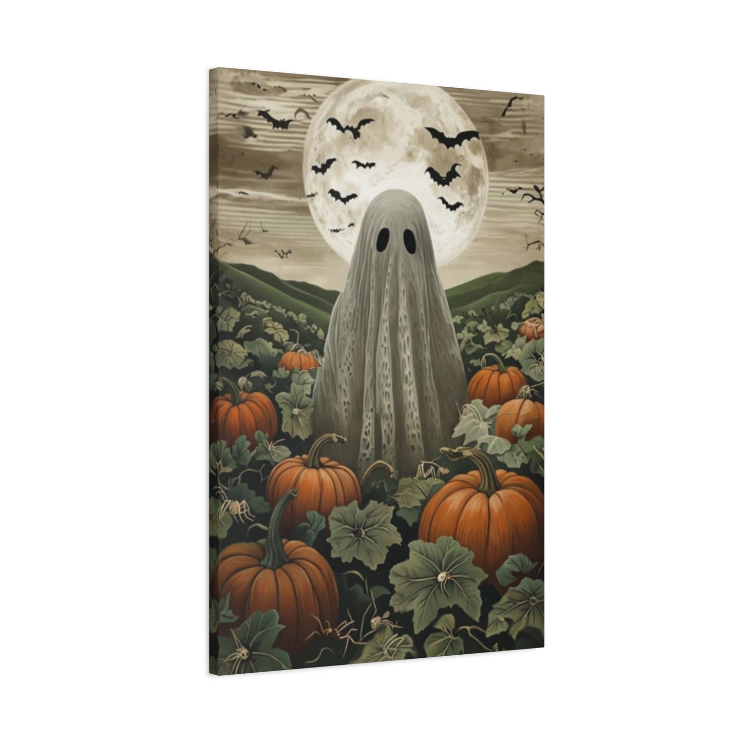 Full Moon Scarecrow Painting Wall Art & Canvas Prints