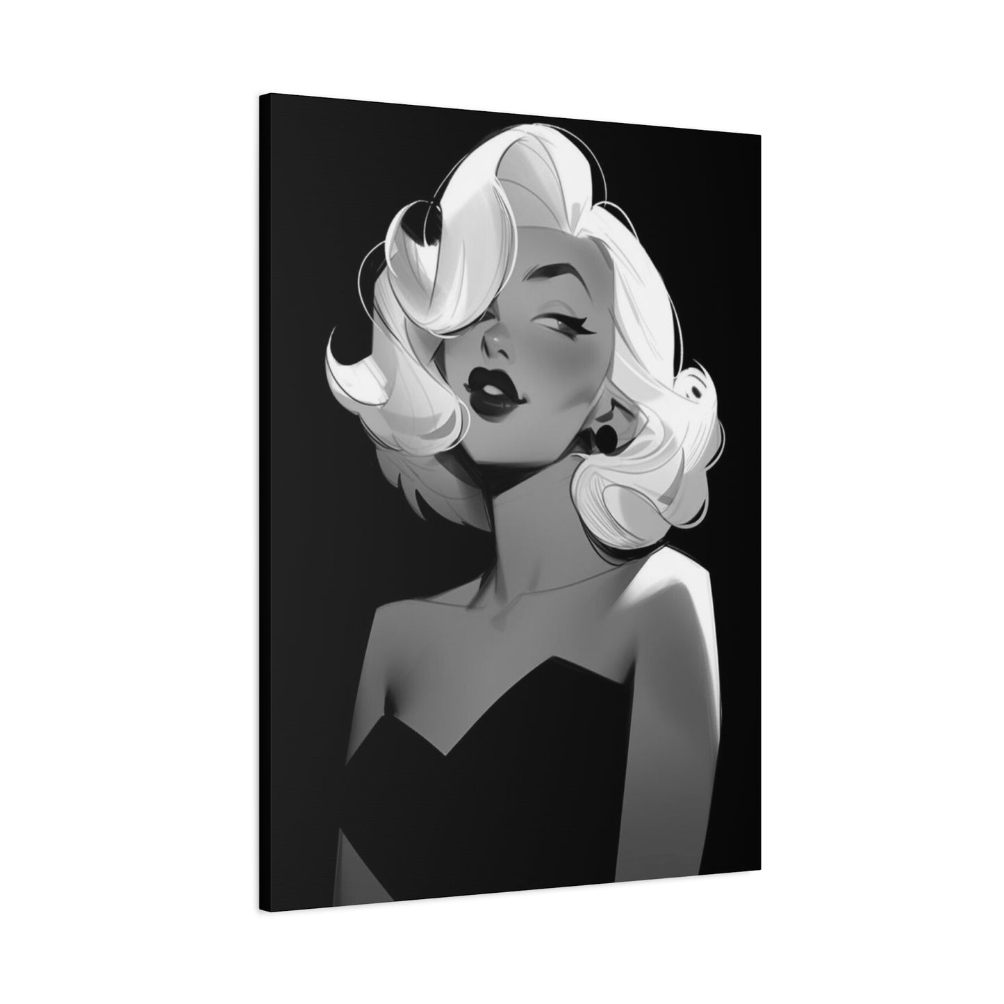 Beautiful Marilyn Monroe Cartoon Wall Art & Canvas Prints