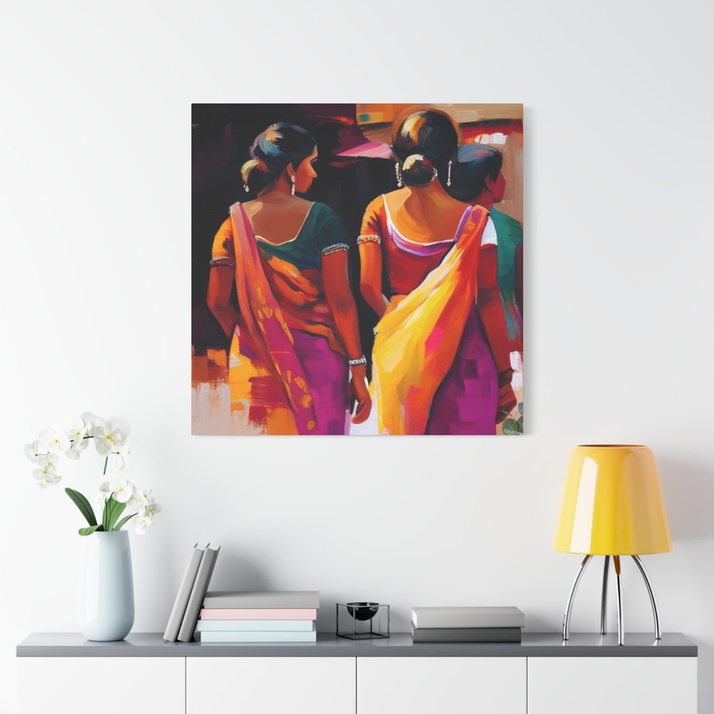 Indian Cultural Women Wall Art & Canvas Prints