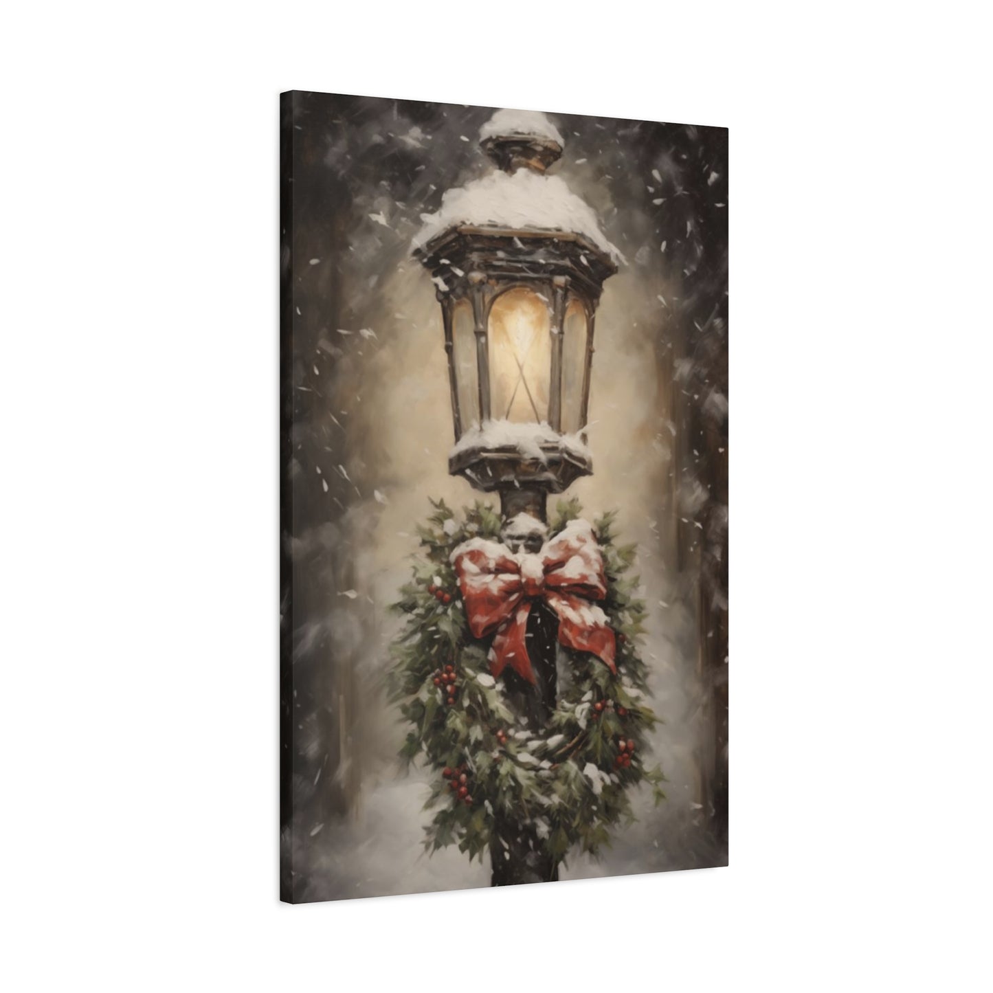 Light Pole in Winters Wall Art & Canvas Prints