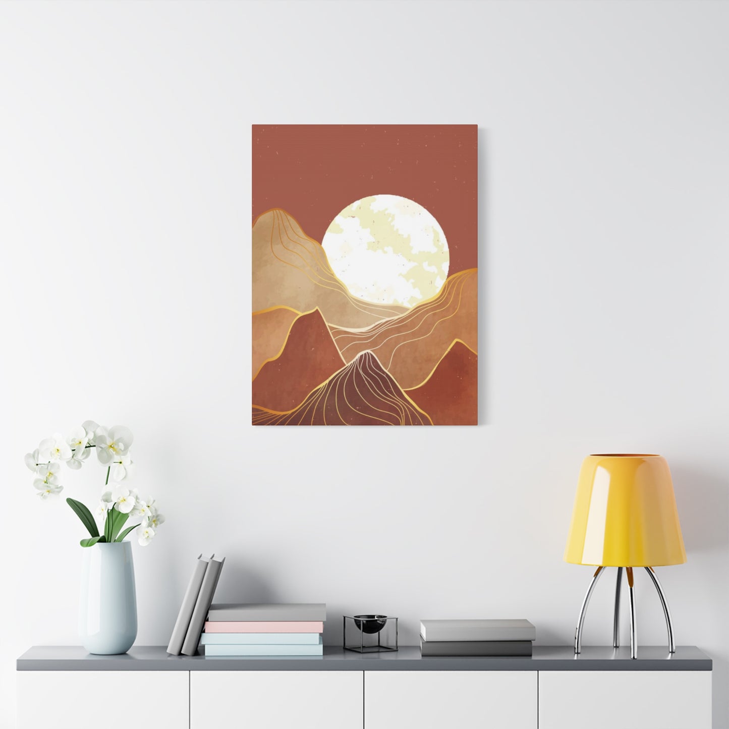 Mountain Sunset Entryway Wall Art & Canvas Prints