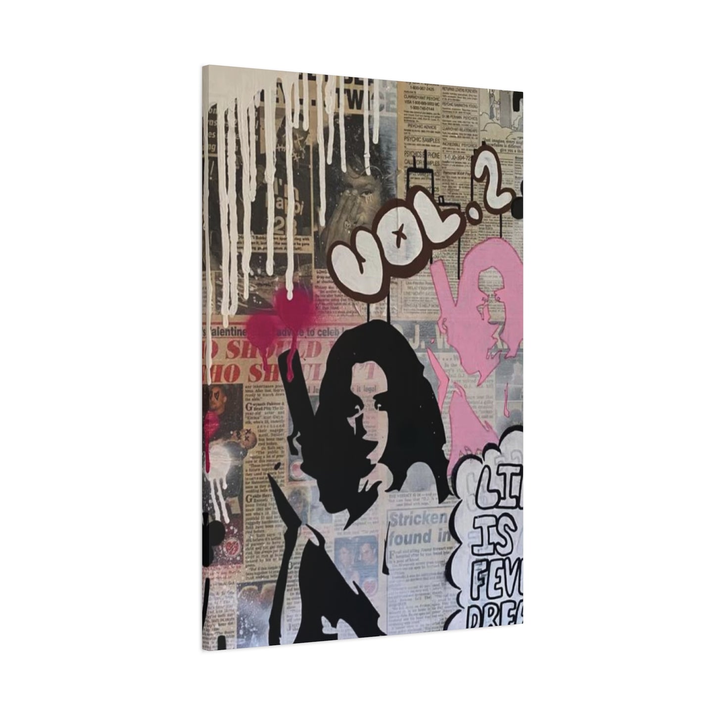 Vol. 2 Abstract Painting Mixed Media Wall Art & Canvas Prints